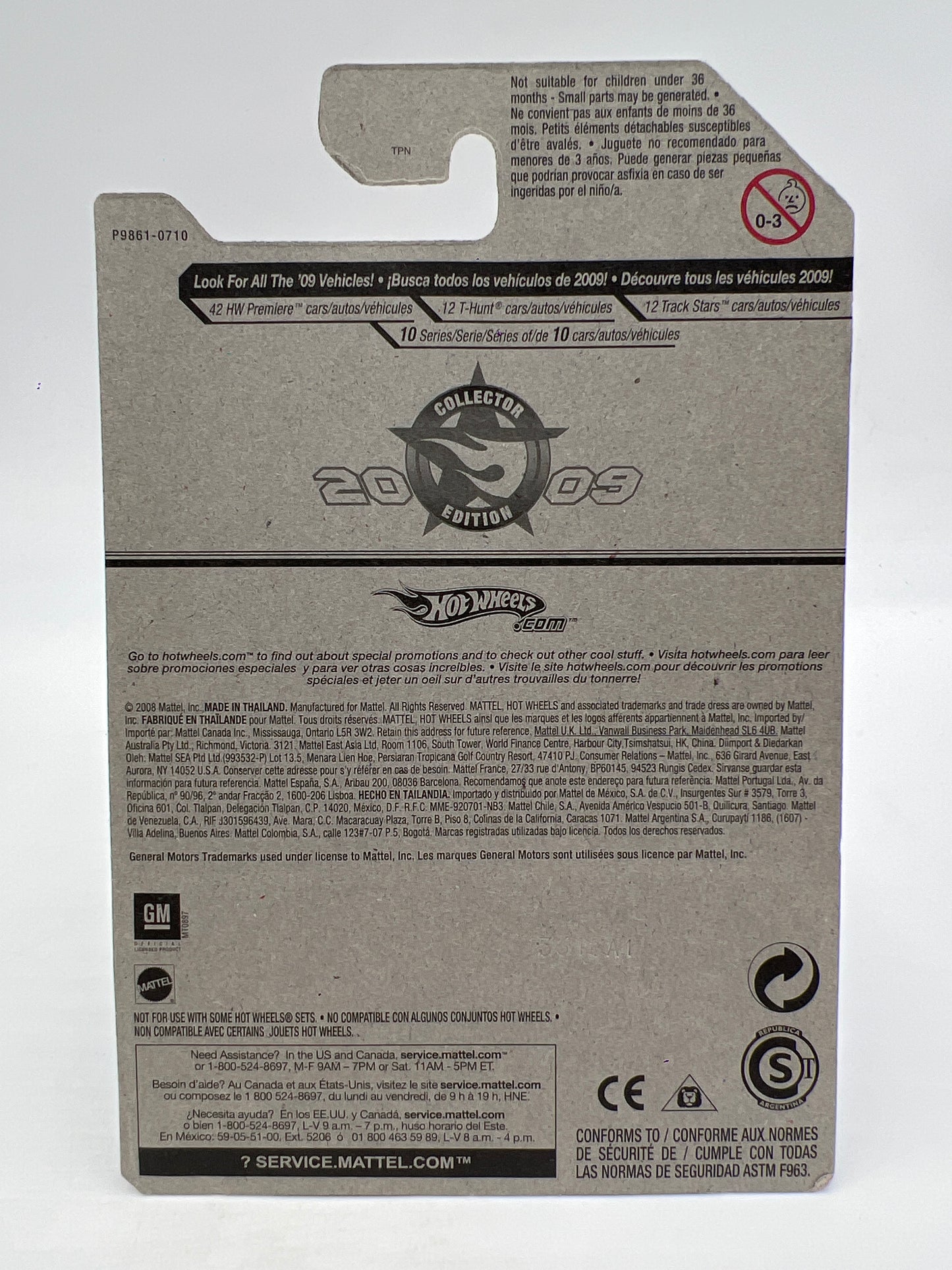 2009 Hot Wheels Kmart Mail In Promo #1 55 Chevy Panel Red W/Protector