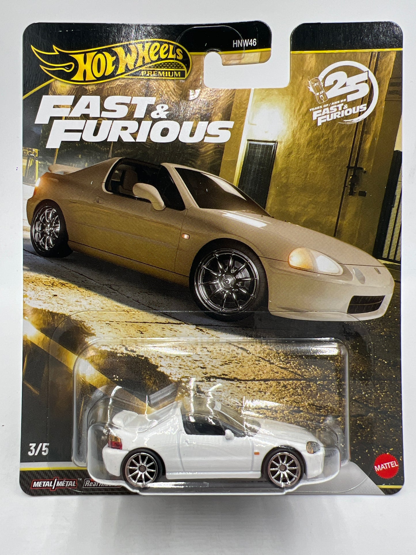 2026 Hot Wheels Premium Fast & Furious 25th Anniversary Mix P Complete Set Of 5 W/Chase