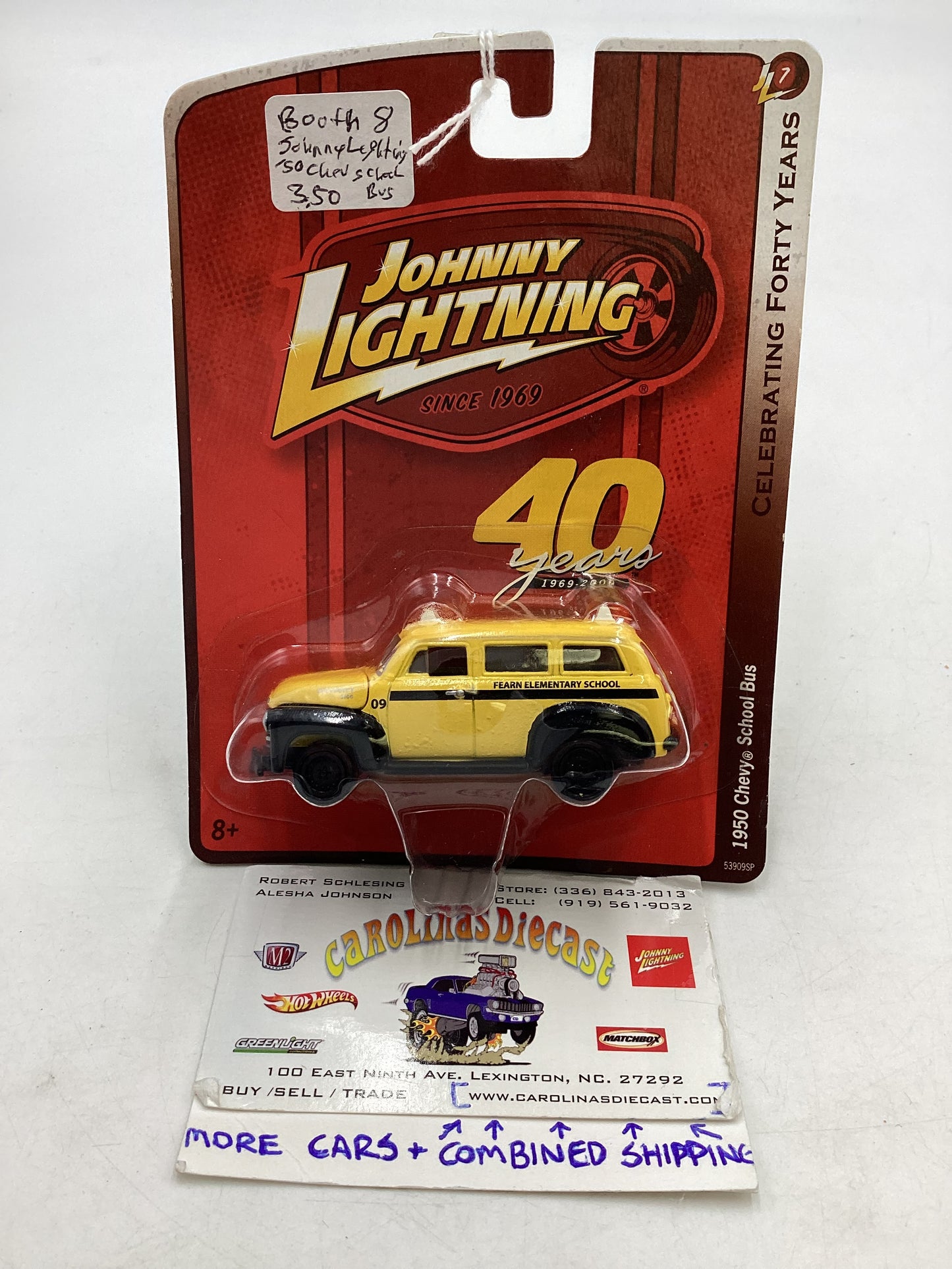 Johnny Lightning 40 Years 1950 Chevy School Bus 227H