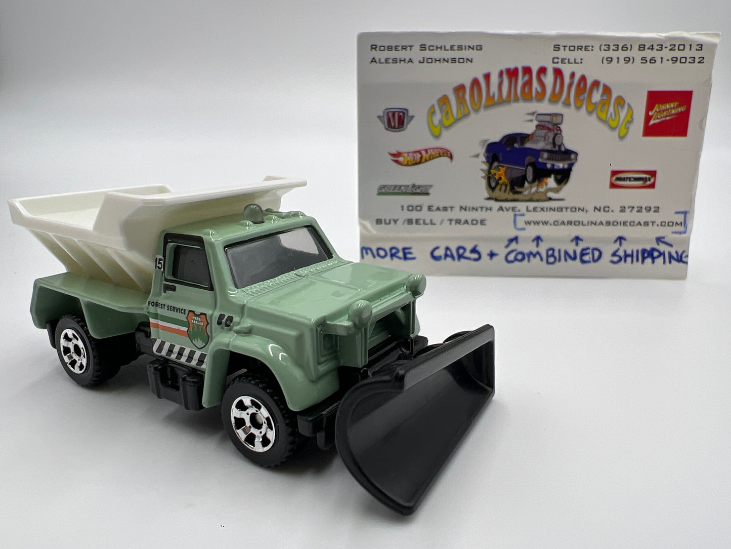 Matchbox National Parks #36 Plow Master 6000 Green Loose