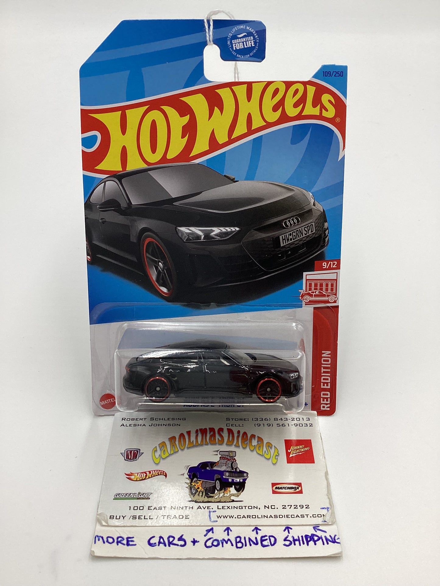 2023 Hot Wheels Red Edition #109 Audi RS E-Tron GT 149i