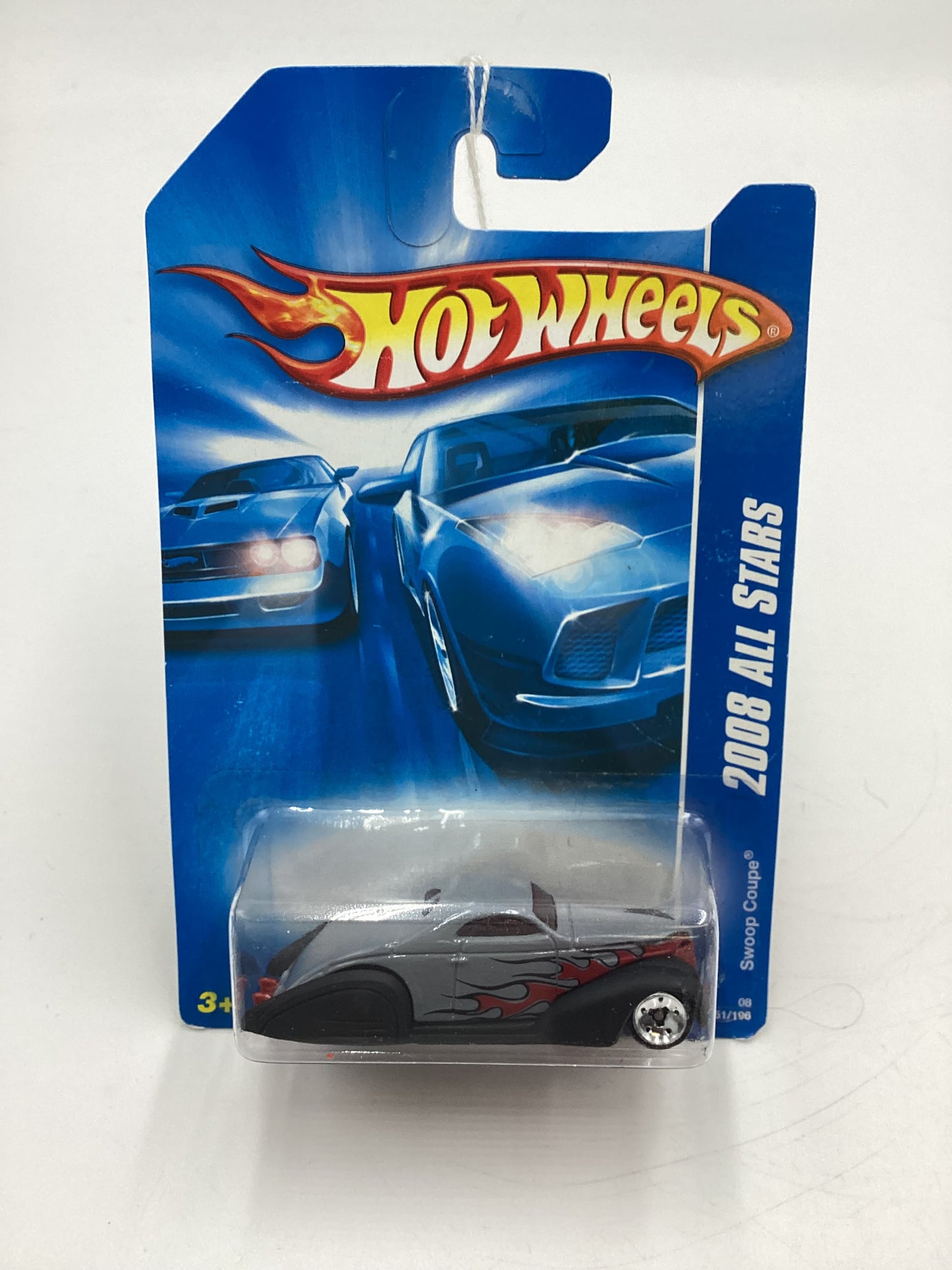 2008 Hot Wheels All Stars #51 Swoop Coupe Gray Z3
