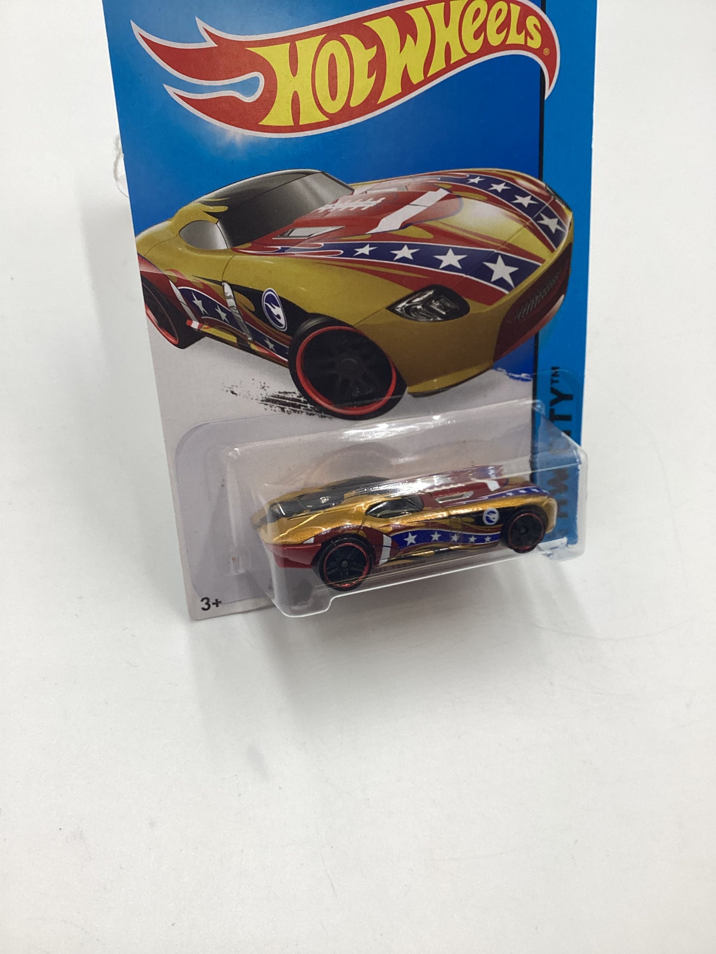 2015 Hot Wheels Treasure Hunt #69 Fast Felion Gold International Card