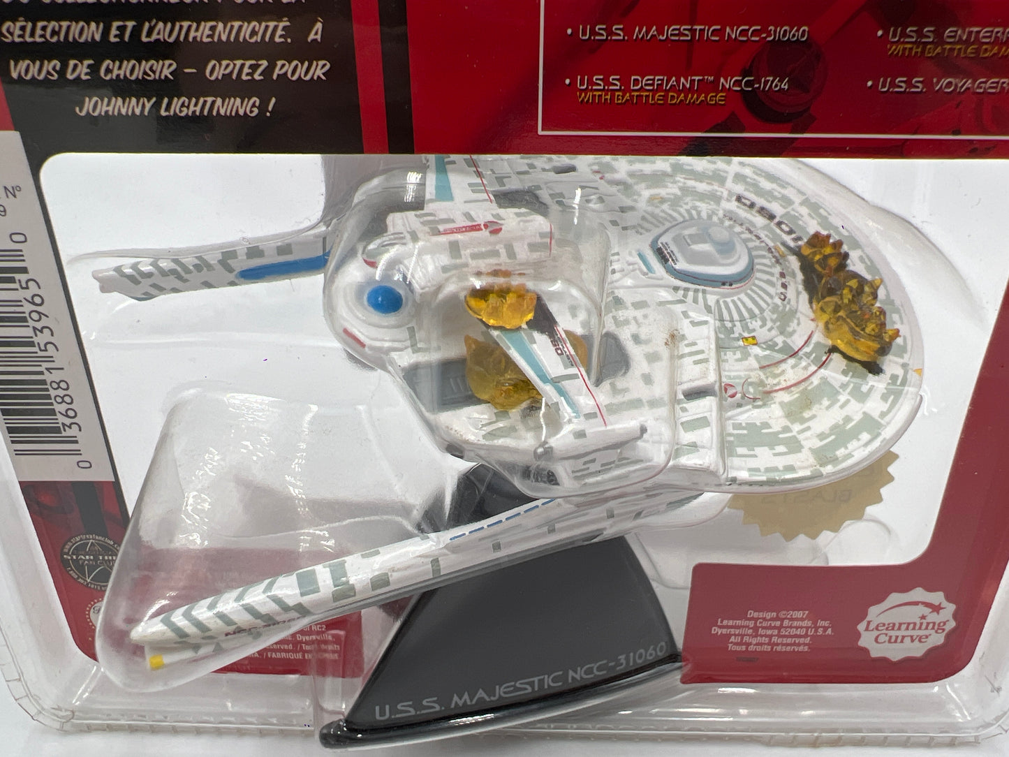 Johnny Lightning Legends Of Star Trek Series Four U.S.S. Majestic NCC-31060