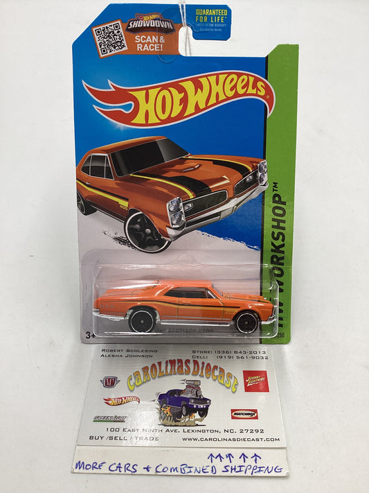 2015 Hot Wheels Toys R Us Exclusive #228 67 Pontiac GTO Orange 237A