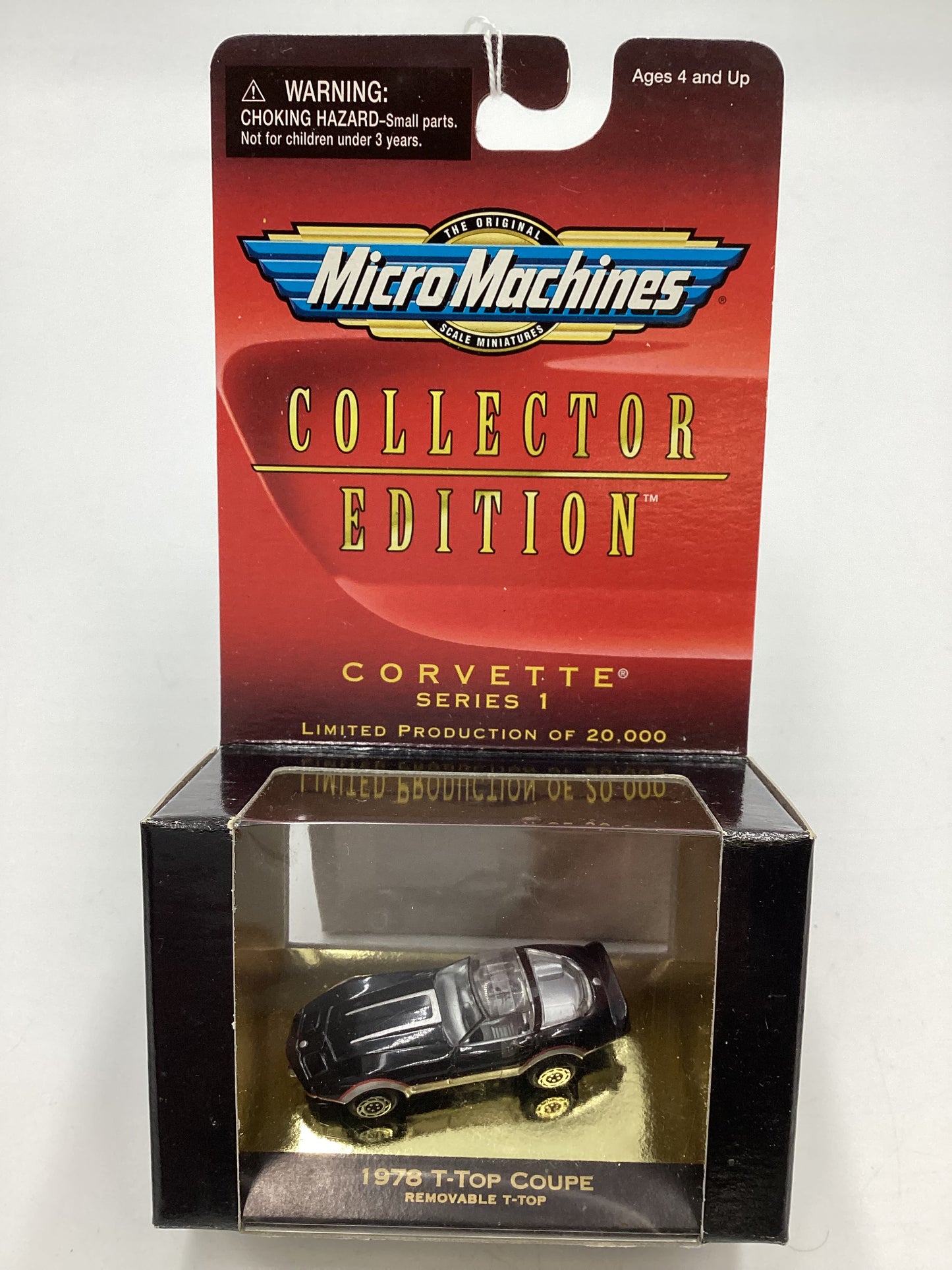 Micro Machines Collectors Edition Corvette Series 1 1978 T-Top Coupe Black 1/20000 SR
