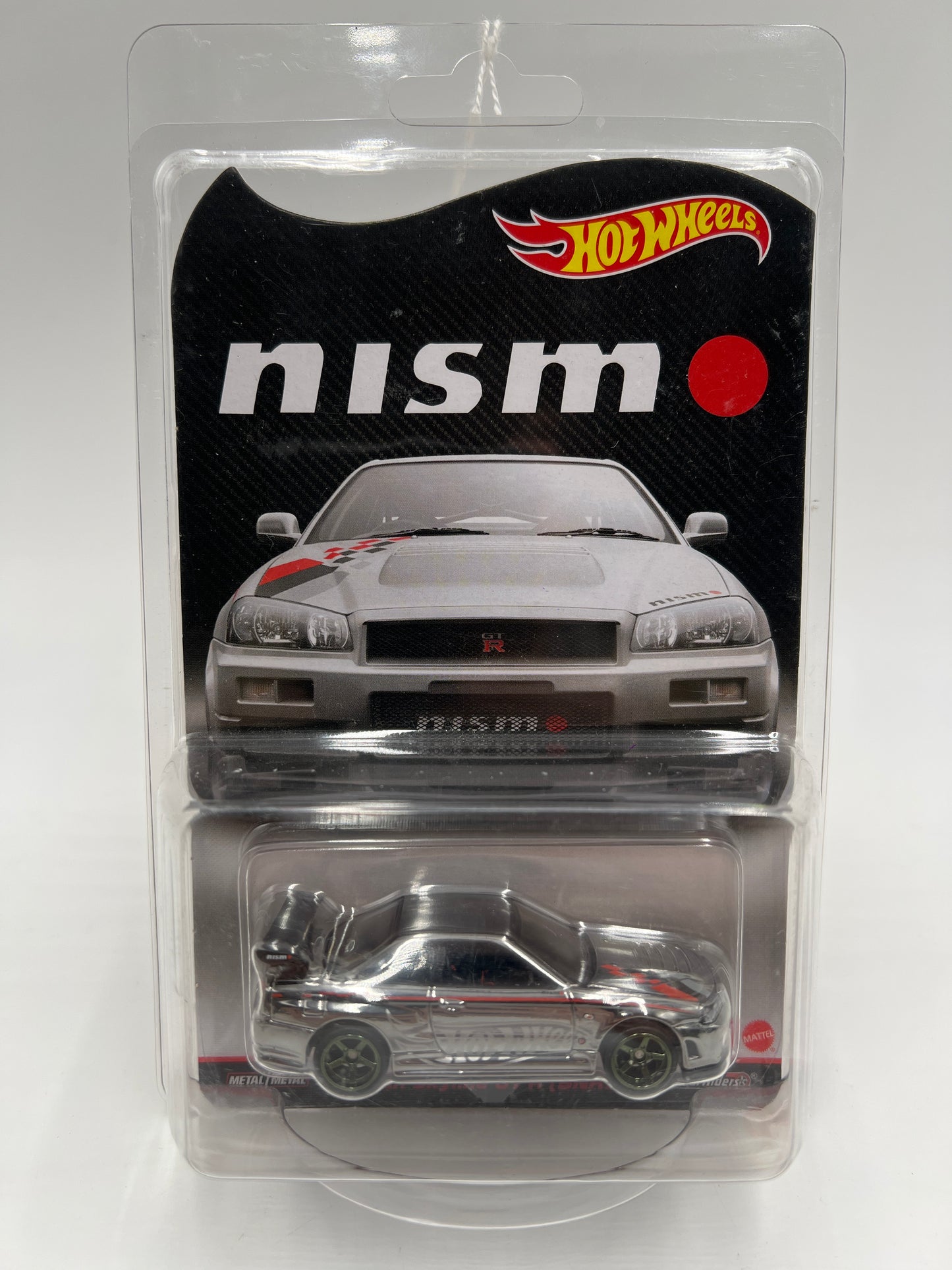 Hot Wheels RLC #6016/30000 Nismo Nissan Skyline GT-R BNR34 Chrome W/Protector