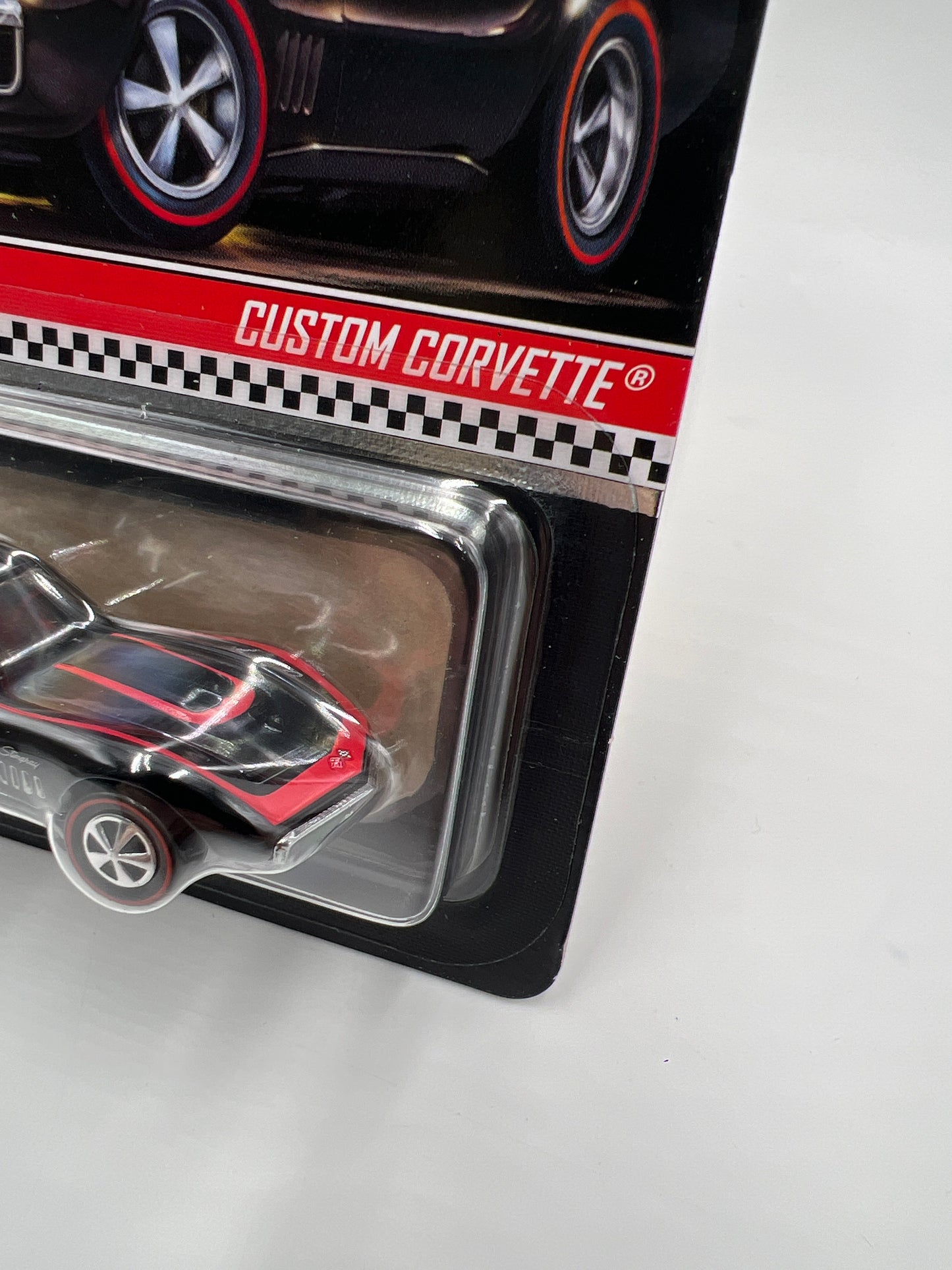 2022 Hot Wheels RLC #21307/25000 Custom Corvette Black W/Protector