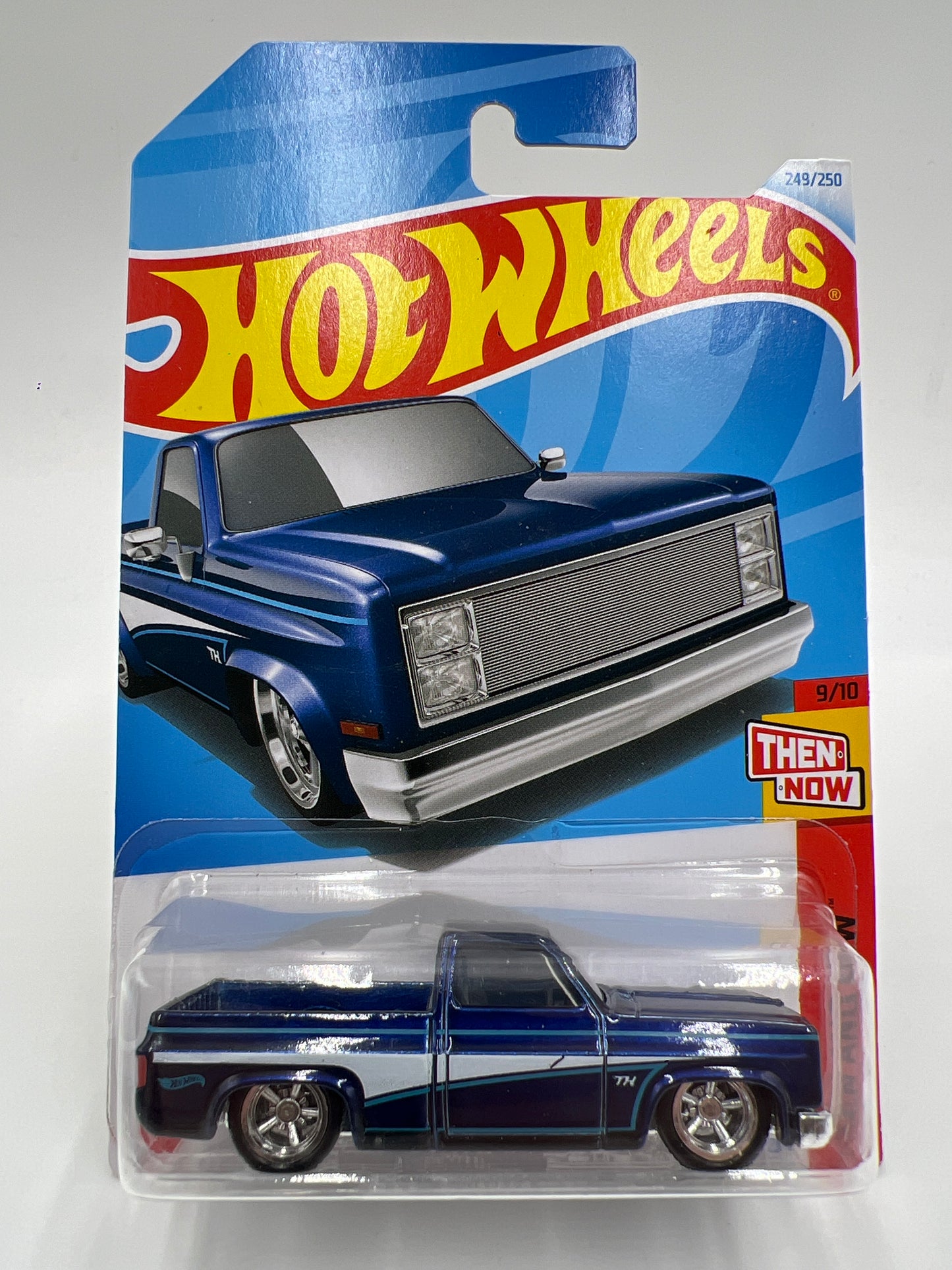 2024 Hot Wheels Super Treasure Hunt #249 83 Chevy Silverado Blue W/Protector