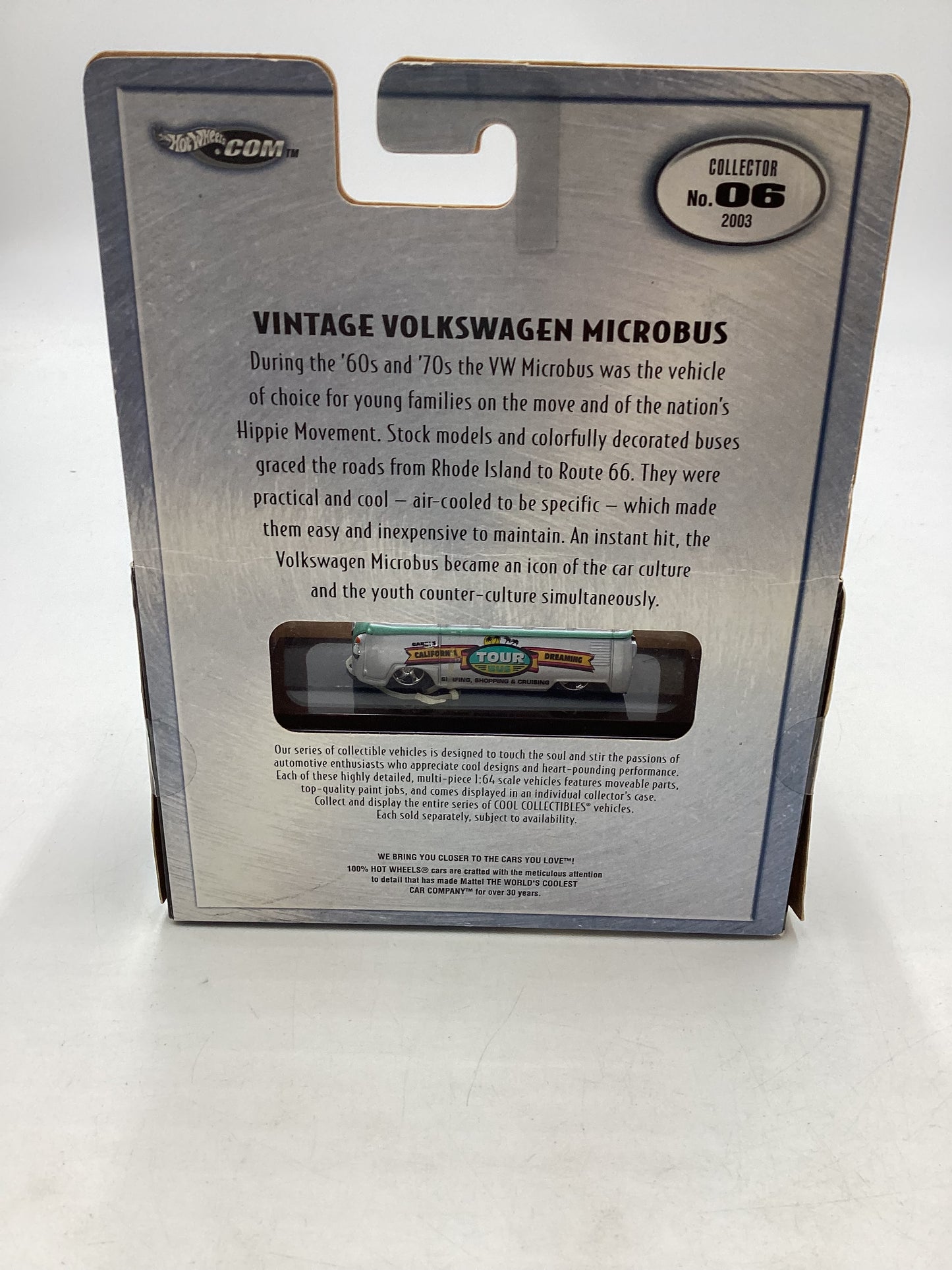 Hot Wheels 100% Black Box VW Bug Blue