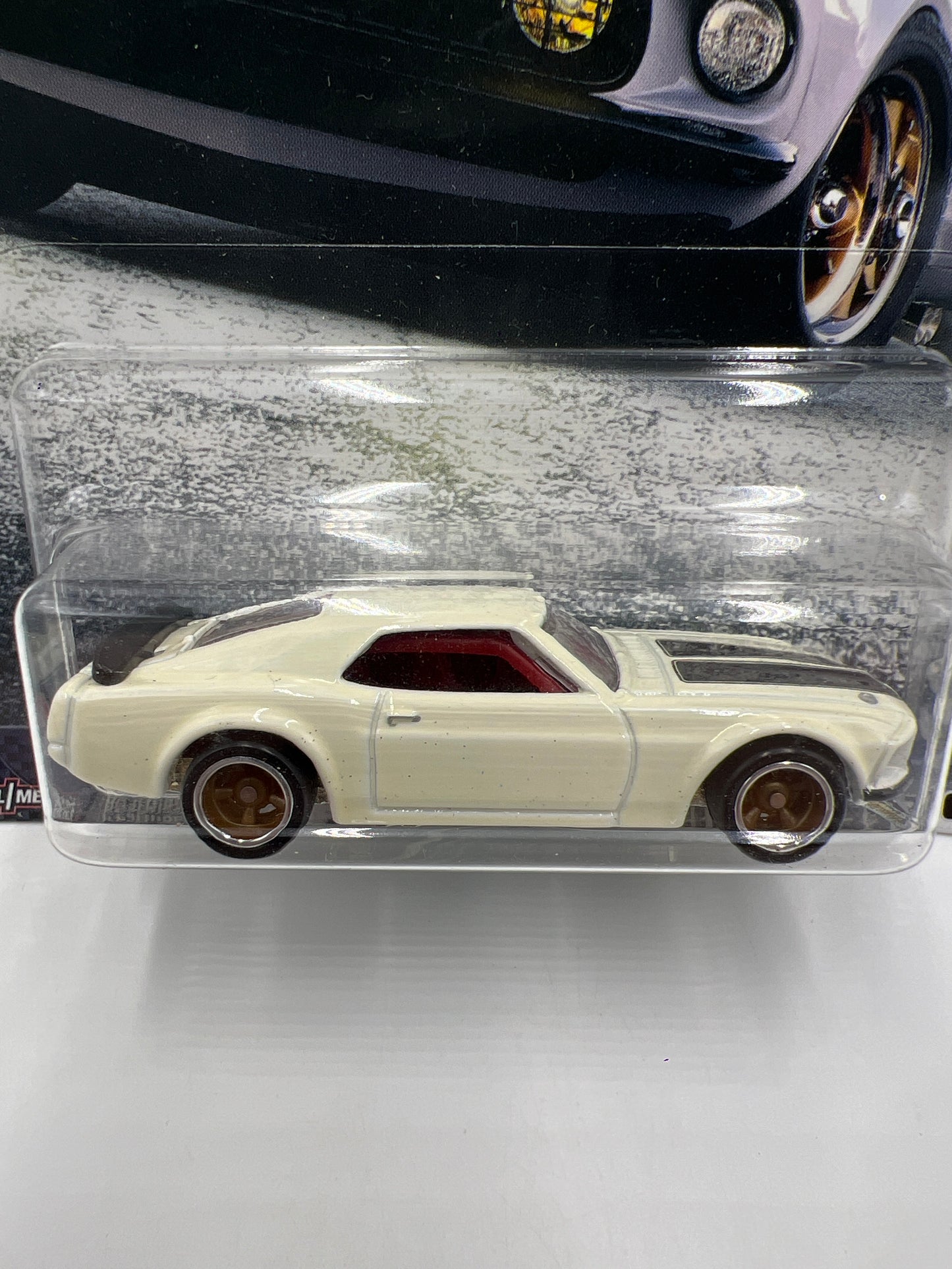 Hot Wheels Premium Fast & Furious 1/4 Mile Muscle #5 69 Ford Mustang Boss 302 White 247A
