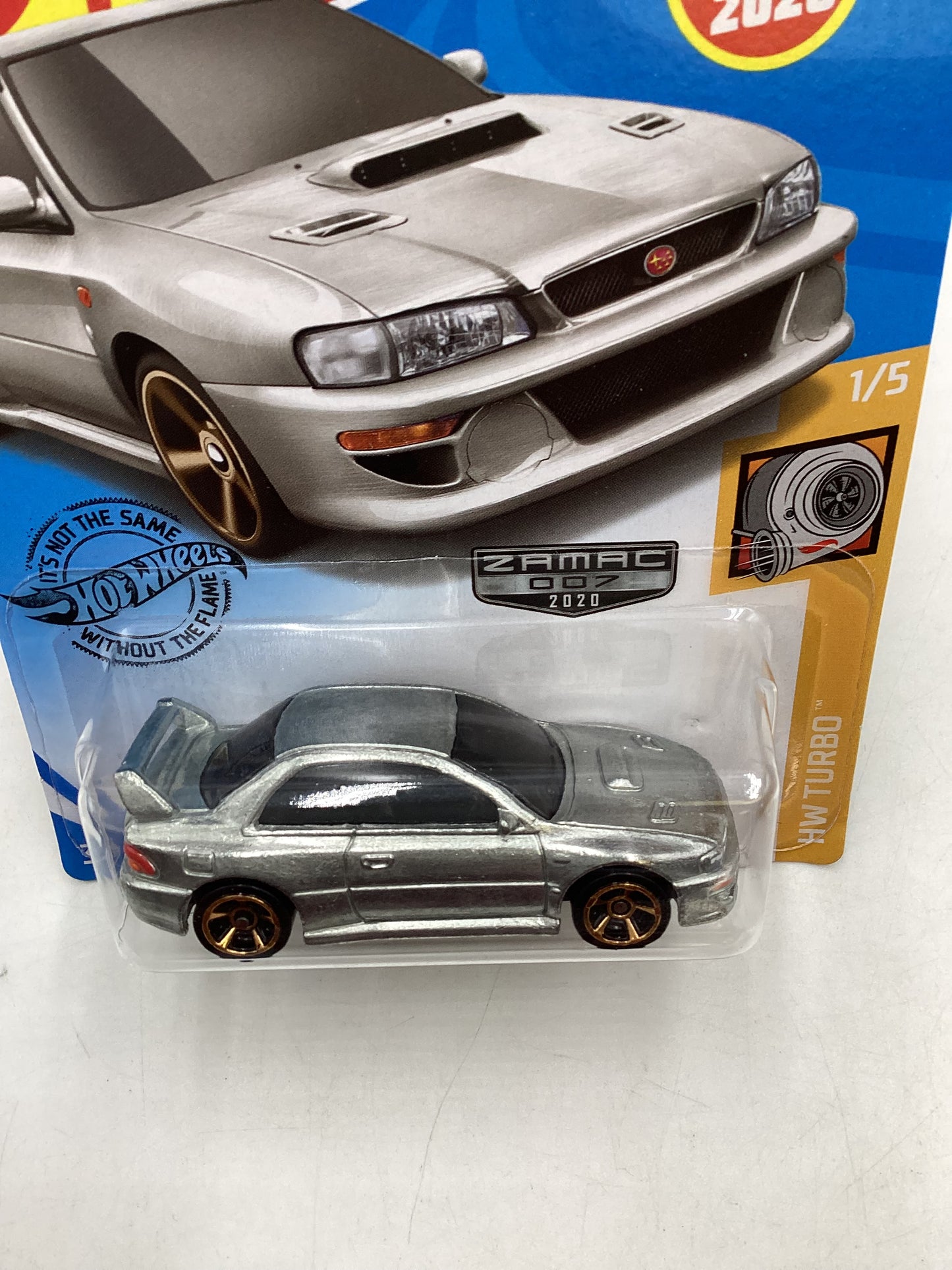 2020 Hot wheels Zamac 007 #23 *Cracked Blister* 98 Subaru Impreza 22B STI-version 148A