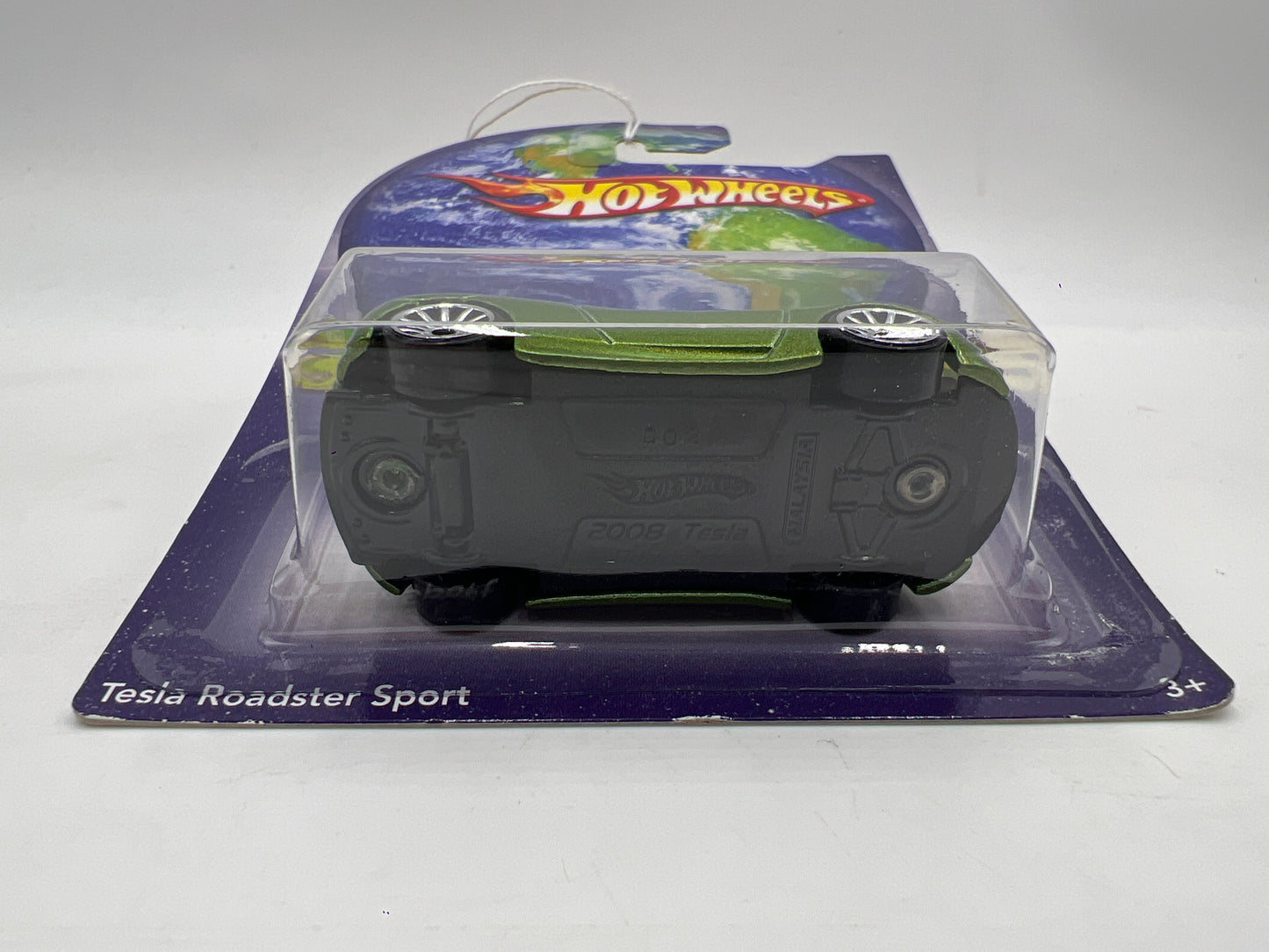 2010 Hot Wheels Earth Day Tesla Roadster Sport Green SR