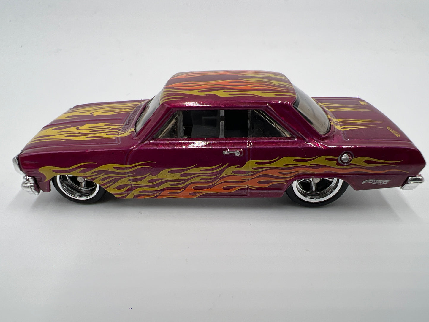 2017 Hot Wheels 1/64 Super Treasure Hunt 63 Chevy II Pink Loose