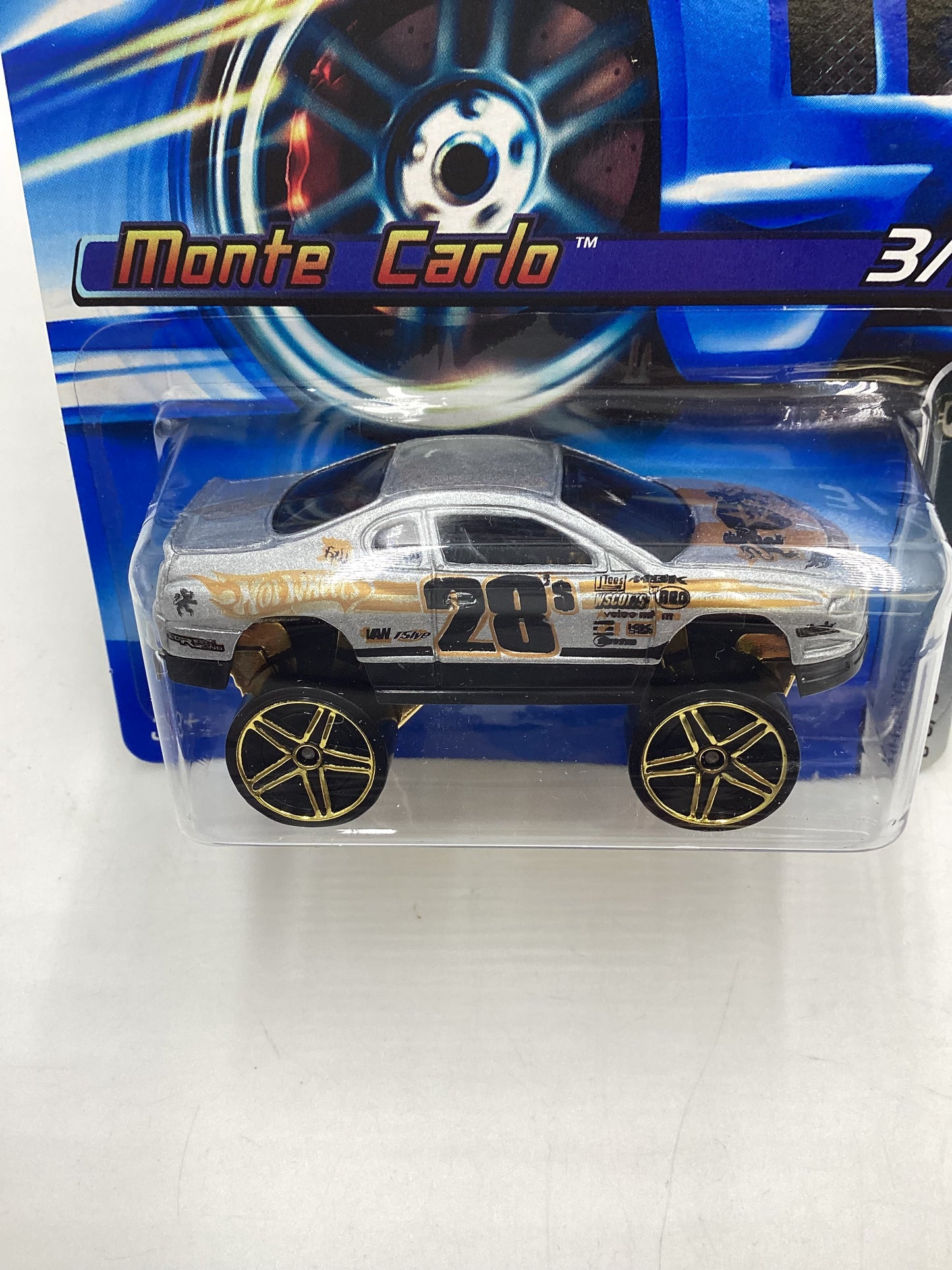 2006 Hot Wheels #103 Hi Rakers Monte Carlo Silver 18E