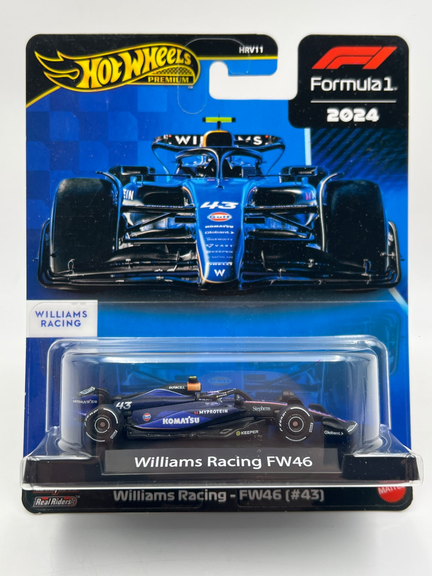 Hot Wheels Premium Formula 1 2024 Williams Racing FW46 #43 241C