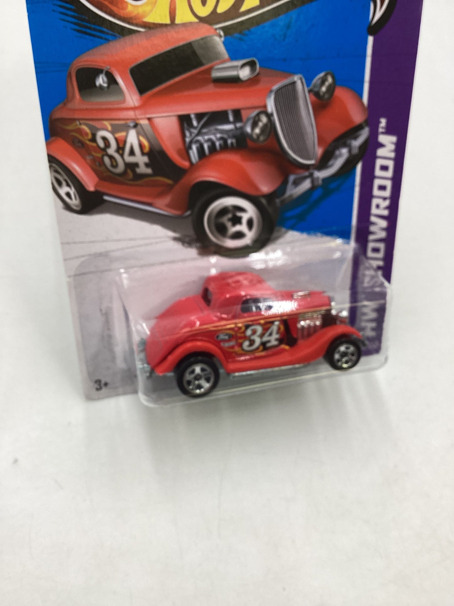 2013 Hot Wheels #189 34 Ford 3-Window Red Kmart Exclusive 237C