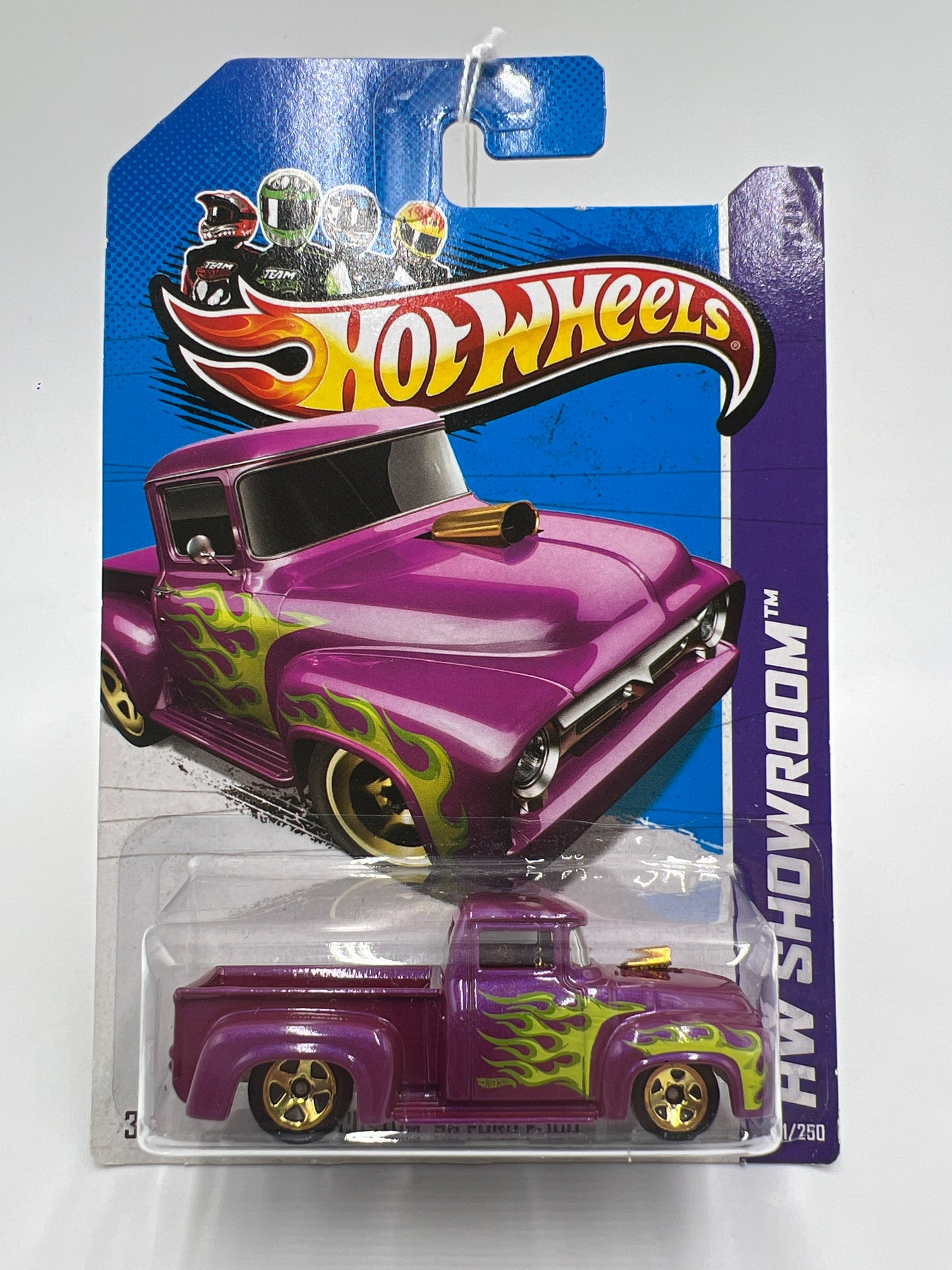 2013 Hot Wheels Showroom #211 Custom 56 Ford F-100 Purple 34E