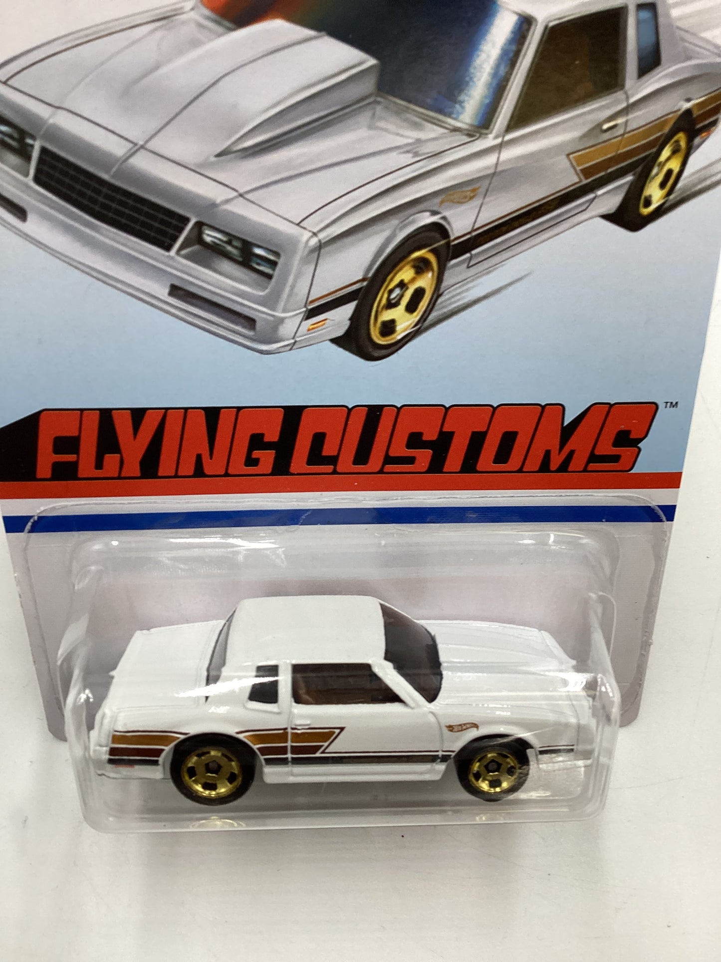 Hot Wheels Target Exclusive Flying Customs 86 Monte Carlo SS White 156A