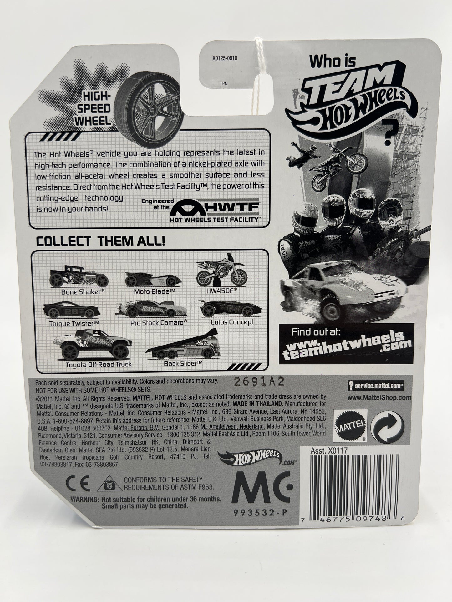 Hot Wheels Team Hot Wheels High-Speed Wheel Moto Blade SR