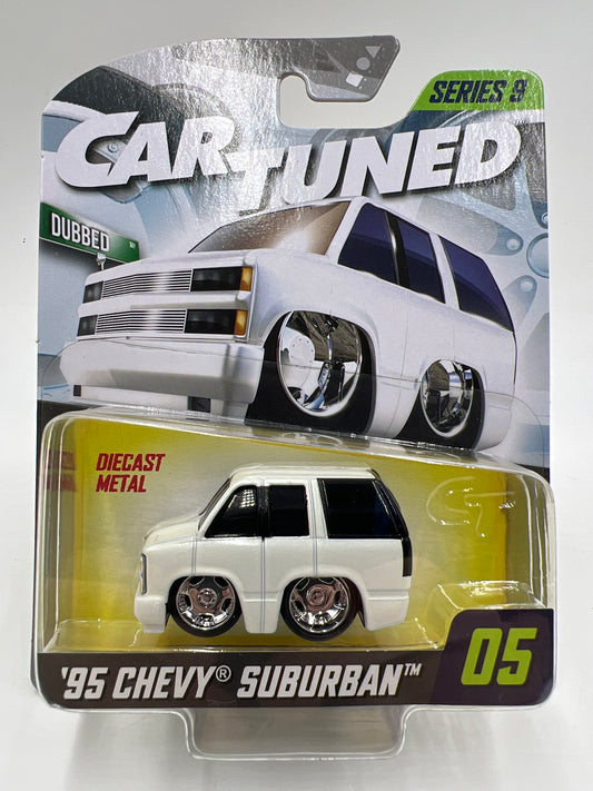 MGA Car Tuned Series 9 #5 95 Chevy Suburban White 178E