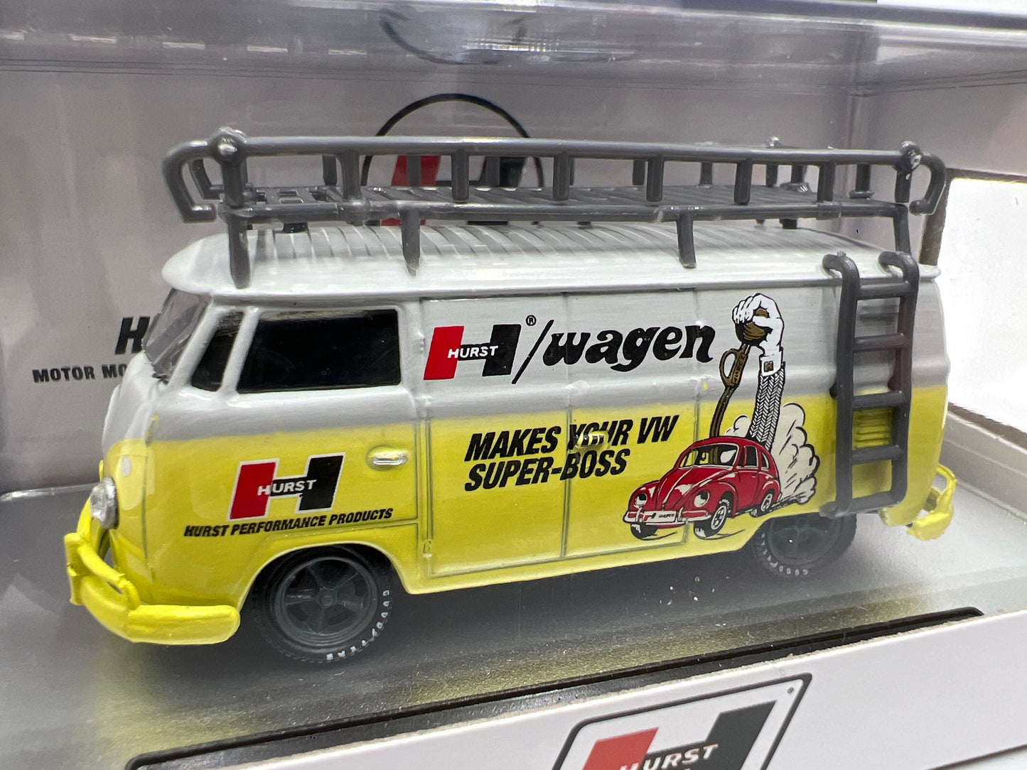 M2 Machines Hurst 1960 VW Delivery Van Yellow/White S127