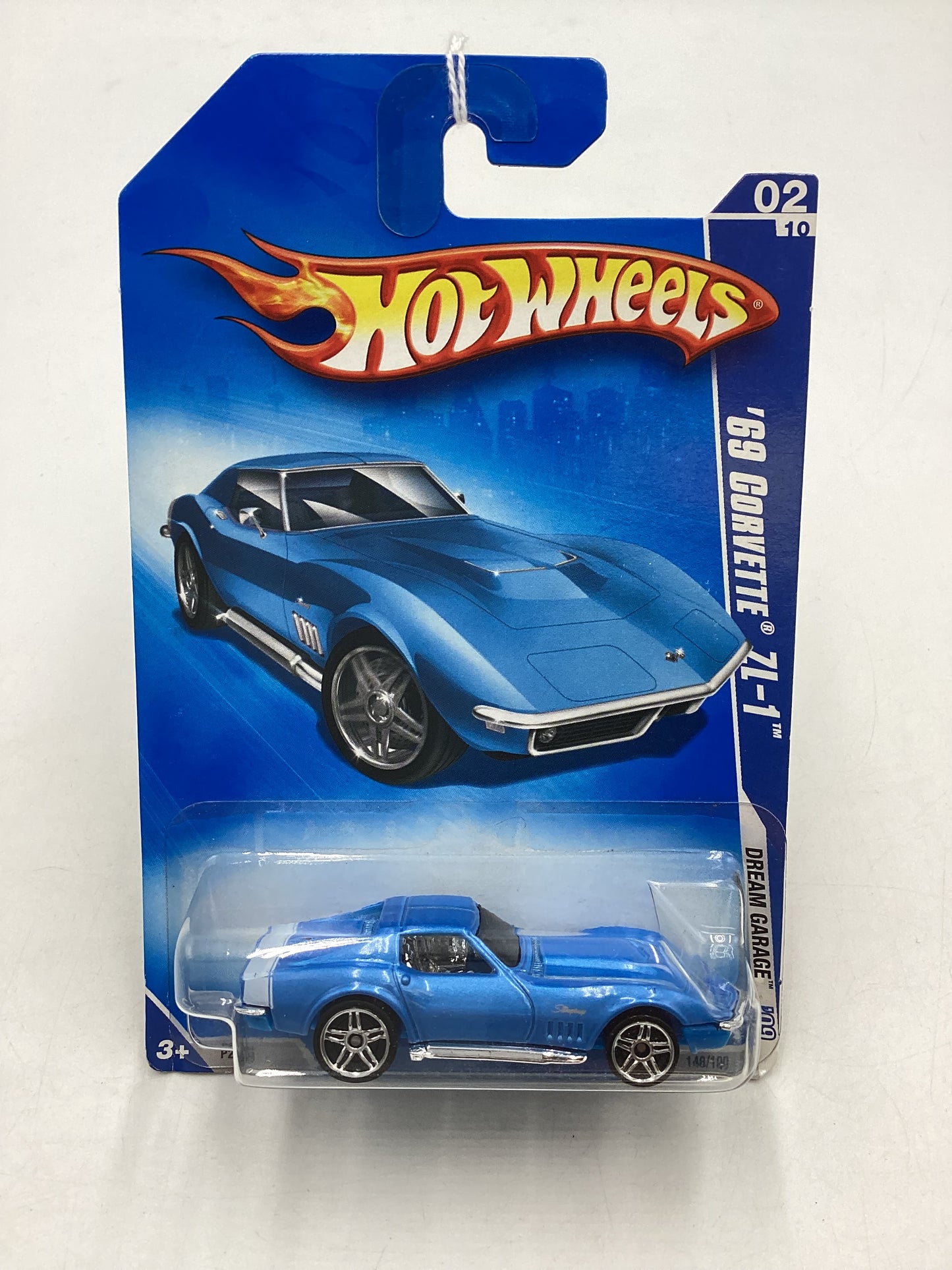 2009 Hot Wheels #148 69 Corvette ZL-1 Blue 5F