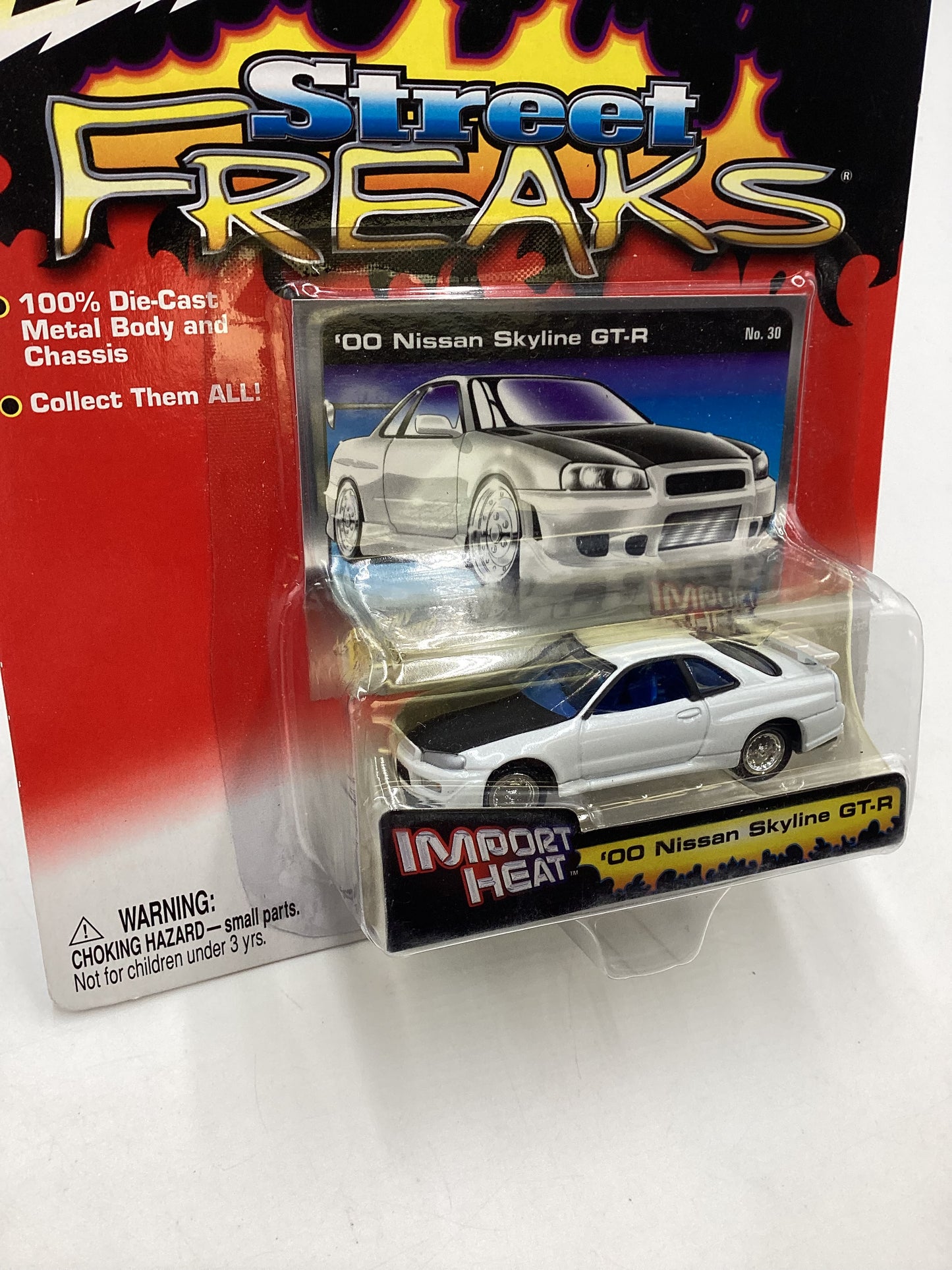 Johnny lightning Street freaks Imports Heat #30 00 Nissan Skyline GT-R