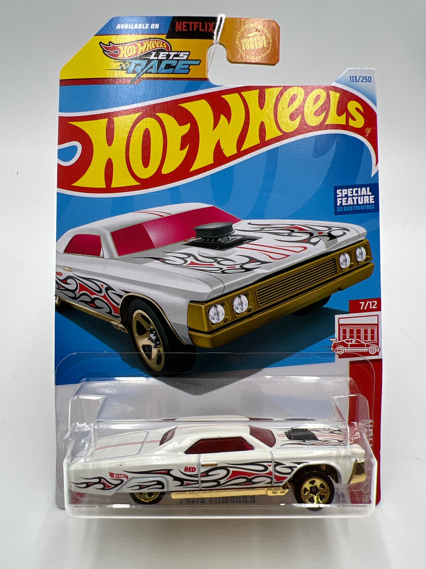 2024 Hot Wheels #113 Target Red Edition Layin Lowrider White 147F