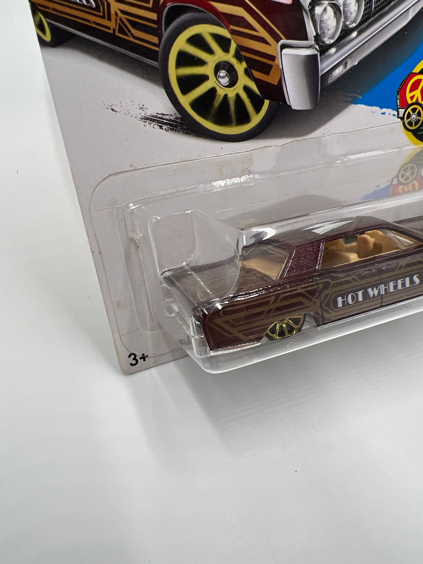 2017 Hot Wheels Art Cars #15 64 Lincoln Continental Brown 55C