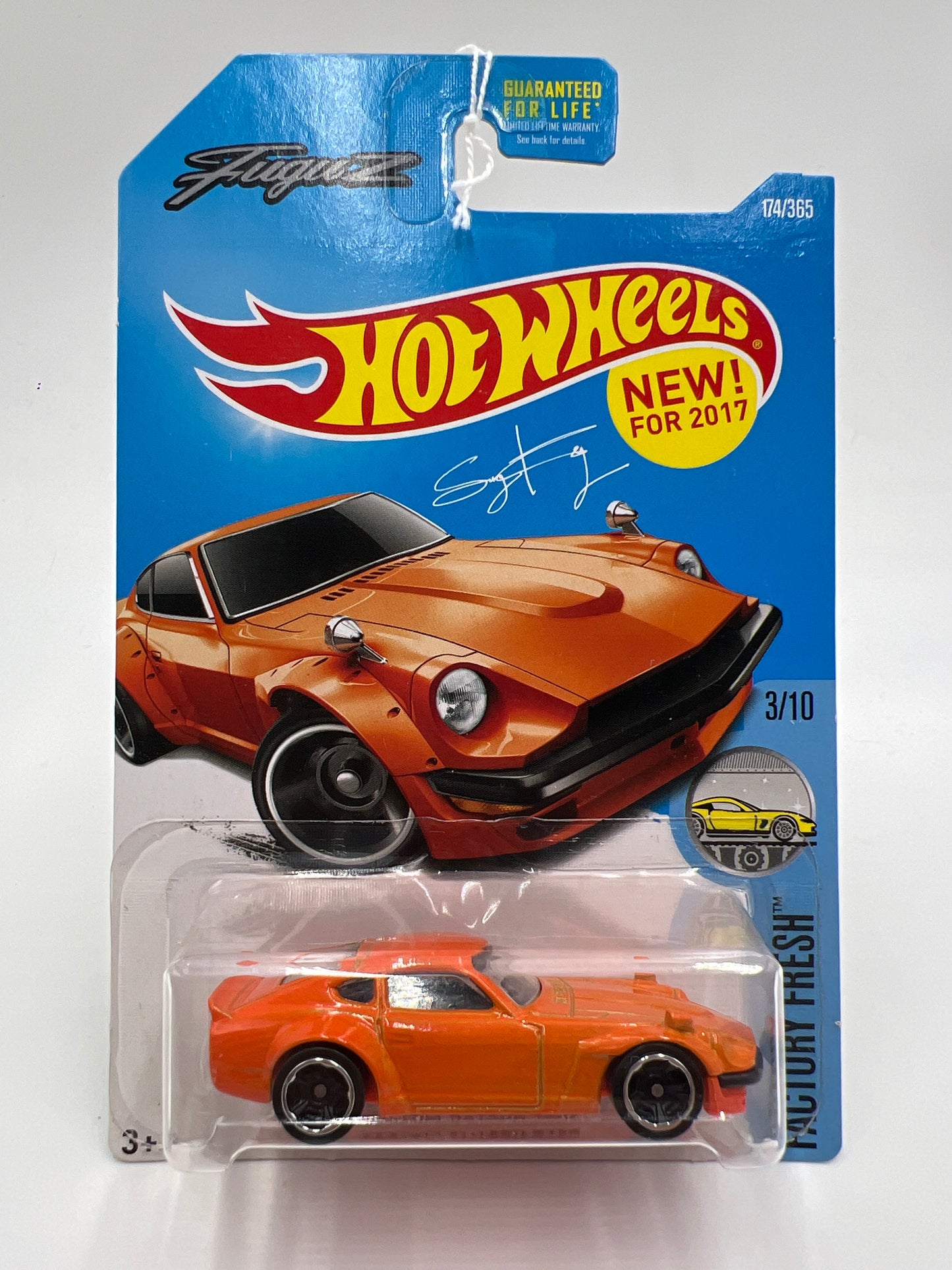 2017 Hot Wheels Factory Fresh #175 Custom Datsun 240Z Orange 87E