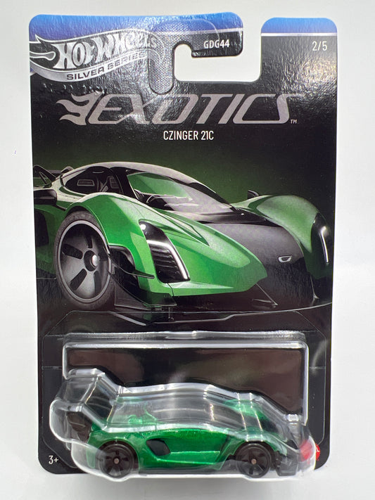 2026 Hot Wheels Silver Series Exotics #2 Czinger 21C Green 153B