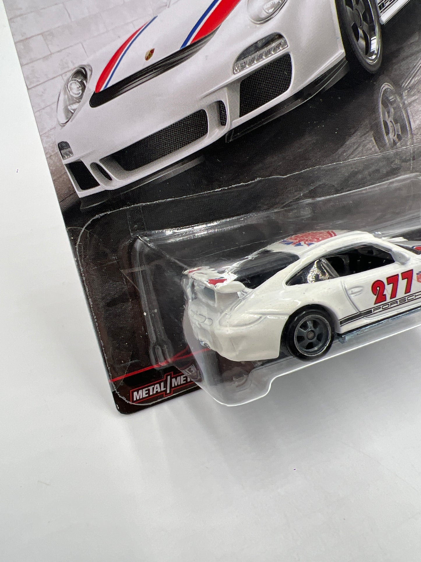 Hot Wheels Premium Euro Style #2 Porsche 911 GT3 RS White Magnus Walker W/Protector