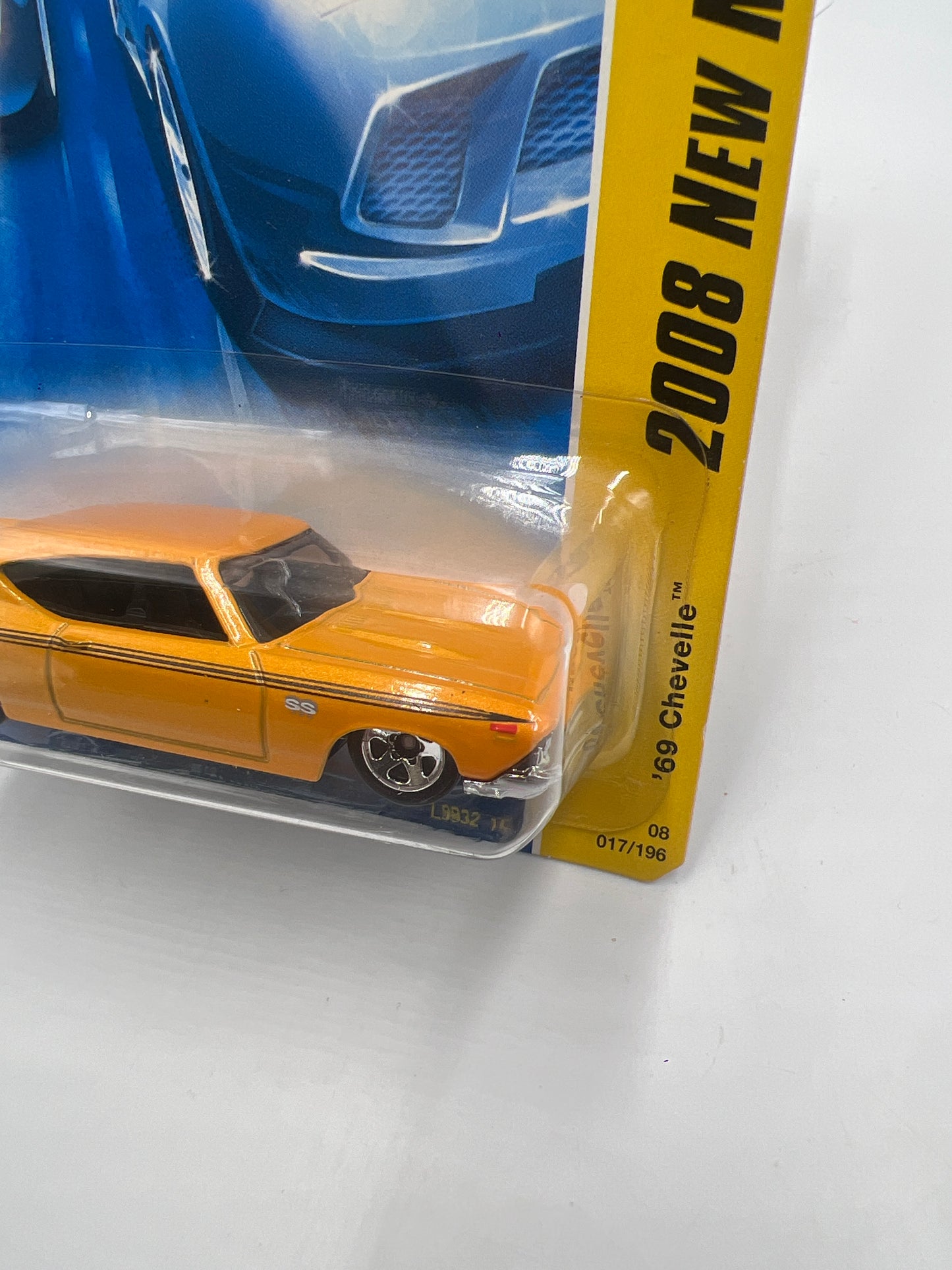 2008 Hot Wheels New Models #017 69 Chevelle Yellow 18F