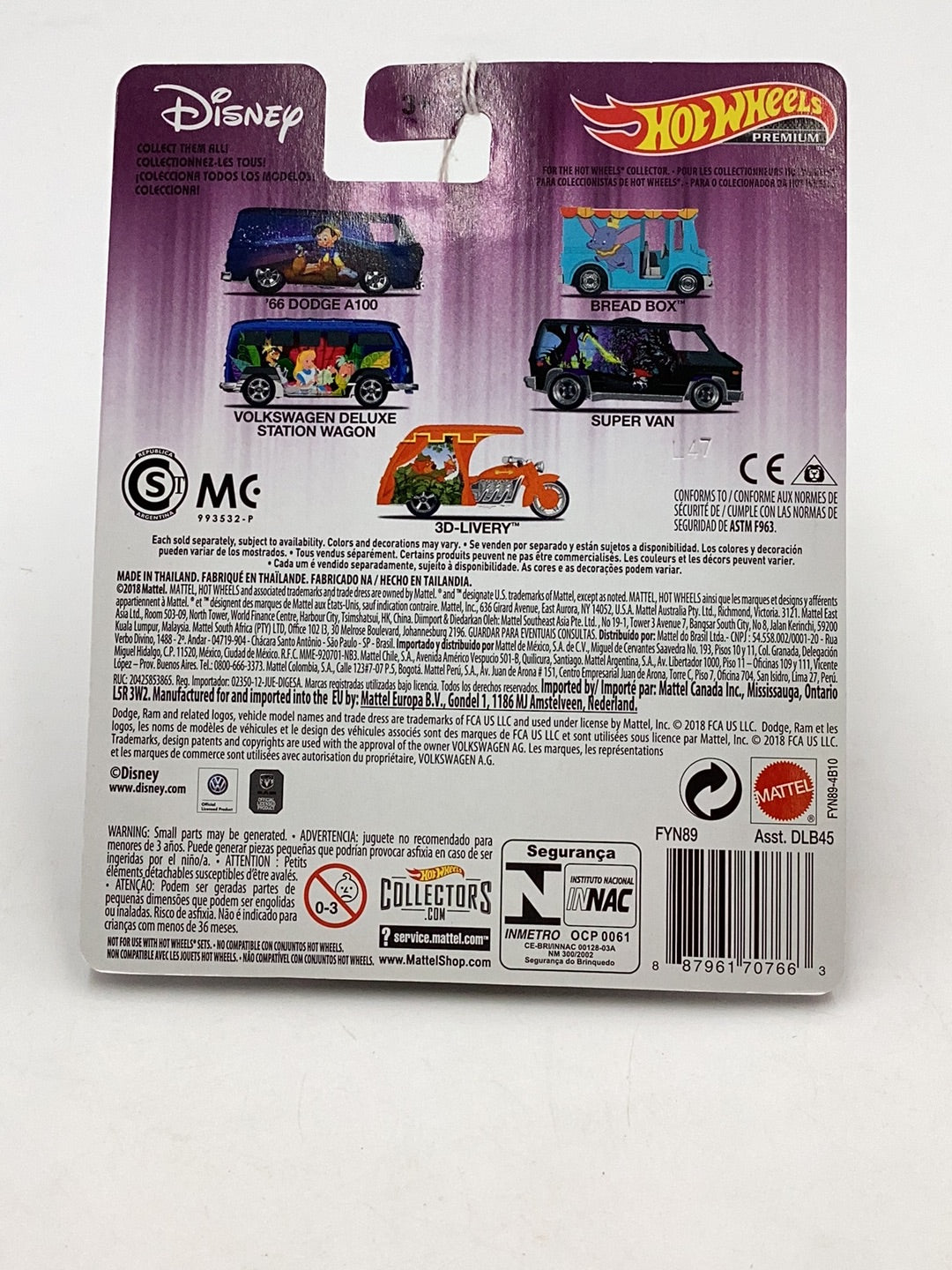 Hot wheels pop culture Disney Alice in Wonderland Volkswagen Deluxe Station Wagon 265D