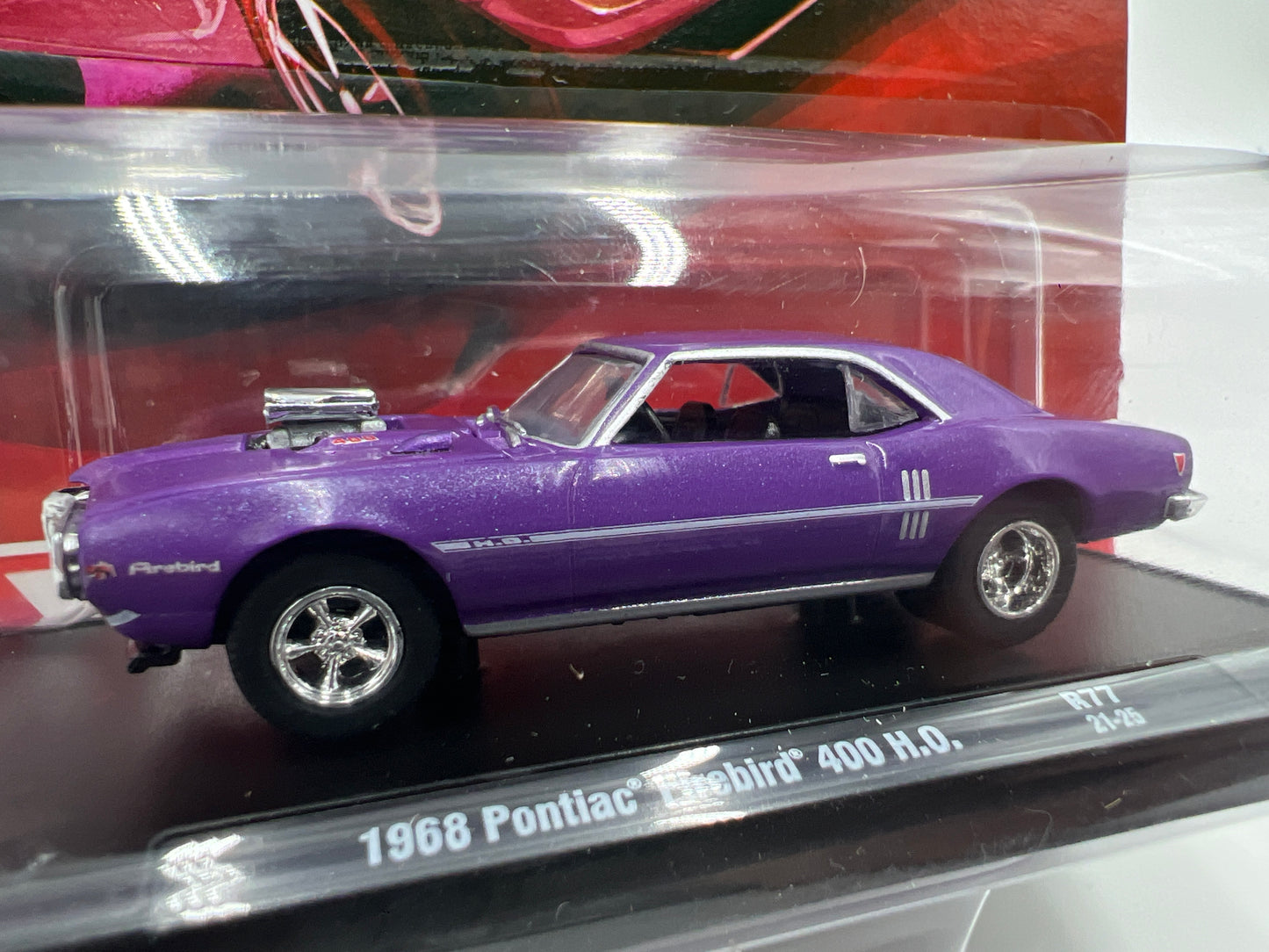 M2 Machines Auto-Drivers 1968 Pontiac Firebird 400 H.O. Purple R77 188P