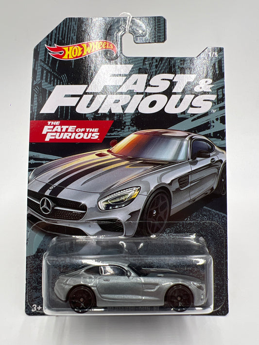 Hot Wheels Fast and Furious #1 15 Mercedes-AMG GT Gray 73G