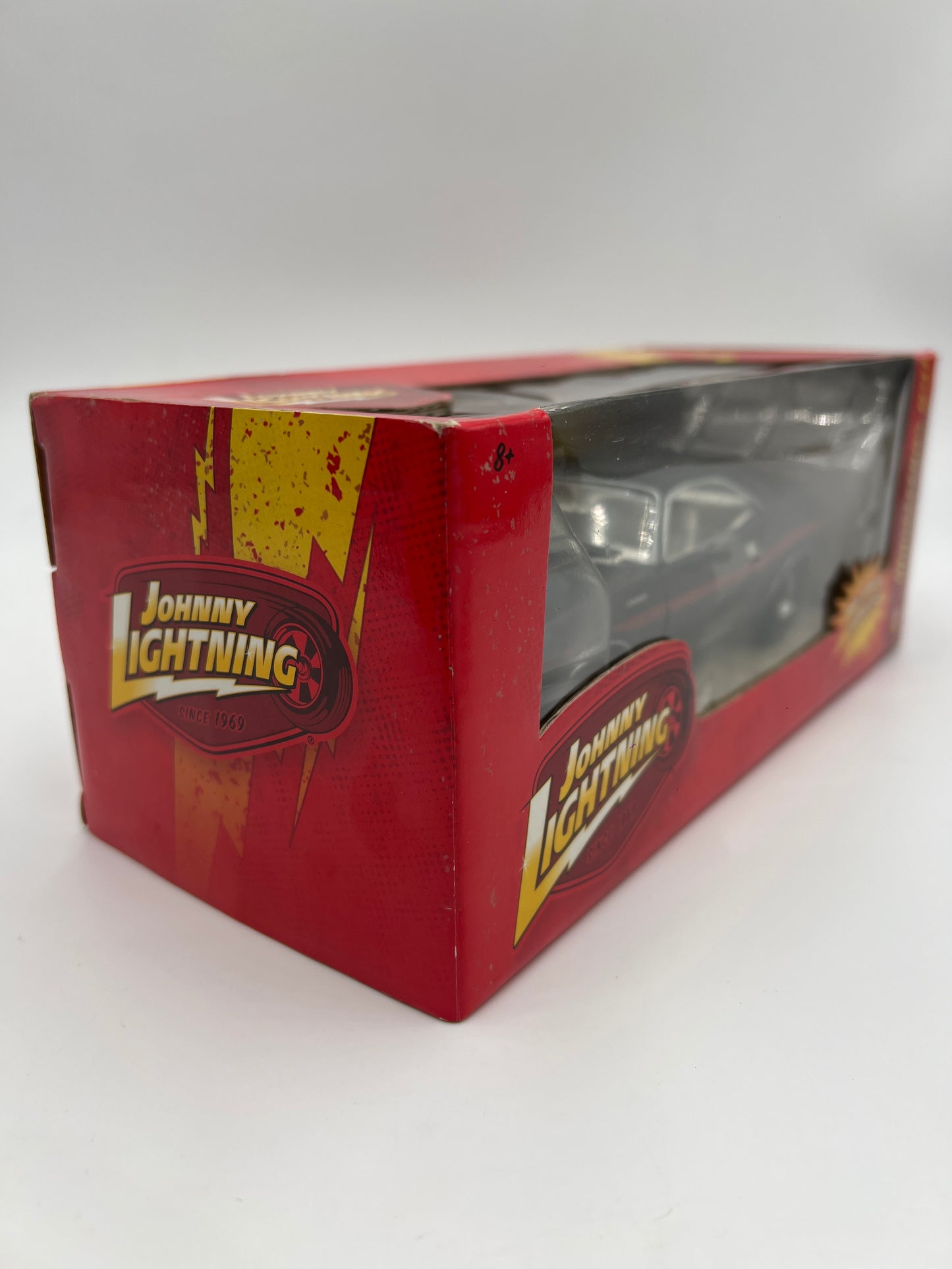 Johnny Lightning 1:24 Scale White Lightning Chase R41 1970 Dodge Challenger R/T Black VHTF