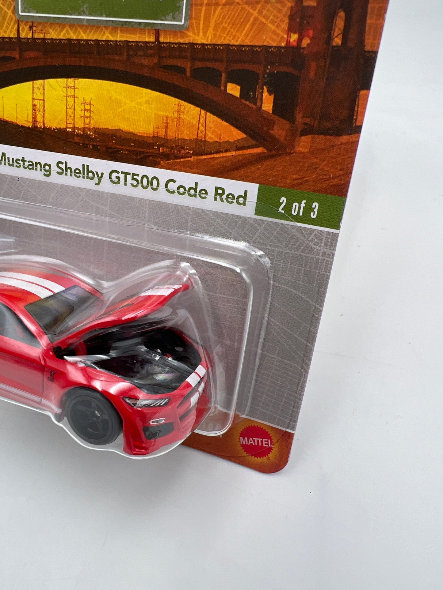 2025 Hot Wheels 39th Collectors Convention 2022 Ford Mustang Shelby GT500 Code Red W/Protector 2