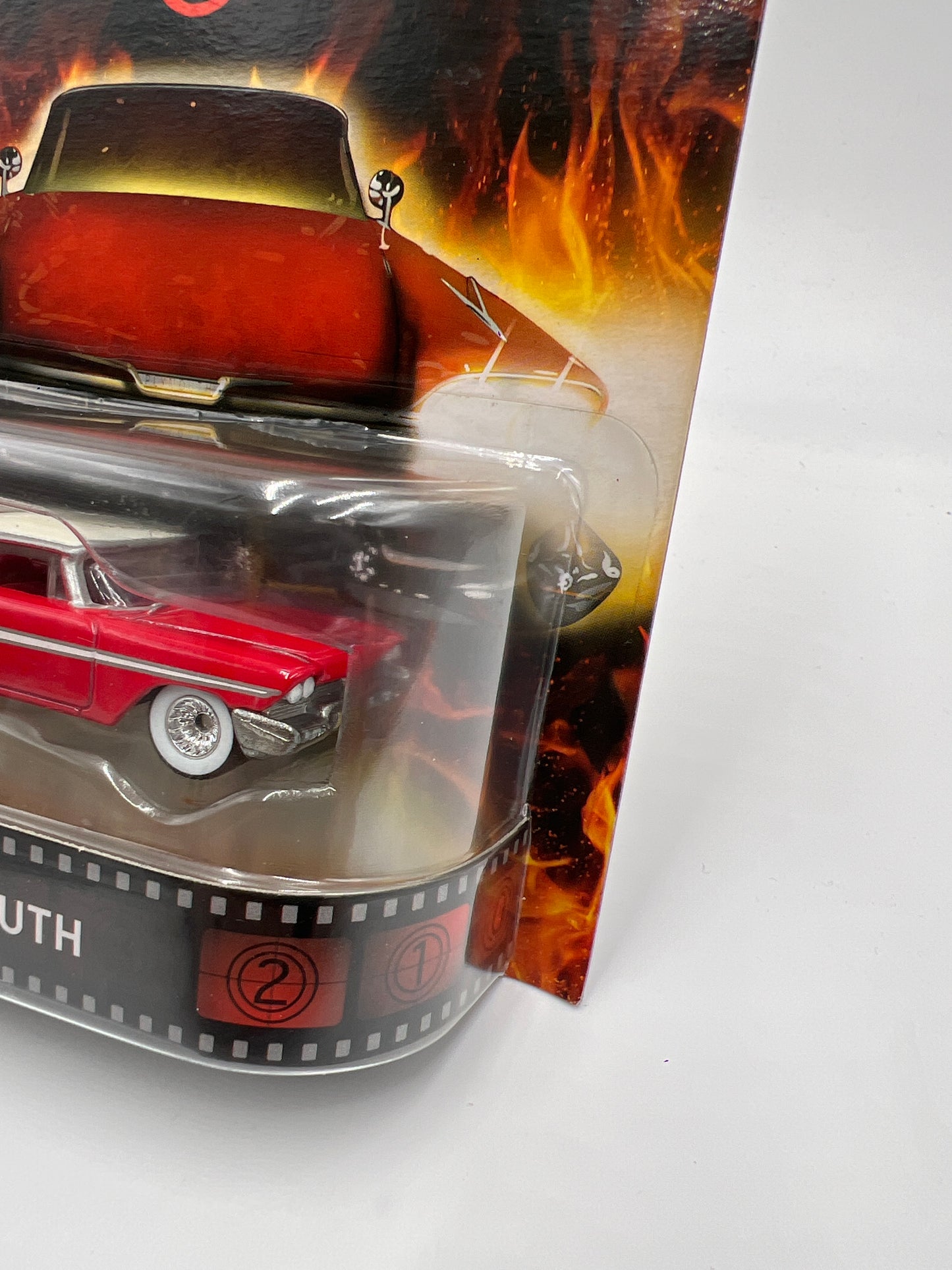 Hot Wheels Premium Retro Entertainment Christine 58 Plymouth Red W/Protector