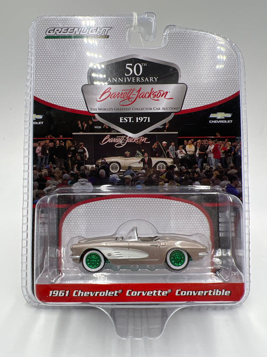 Greenlight Barrett Jackson 50th Anniversary Series 13 CHASE 1961 Chevrolet Corvette Convertible