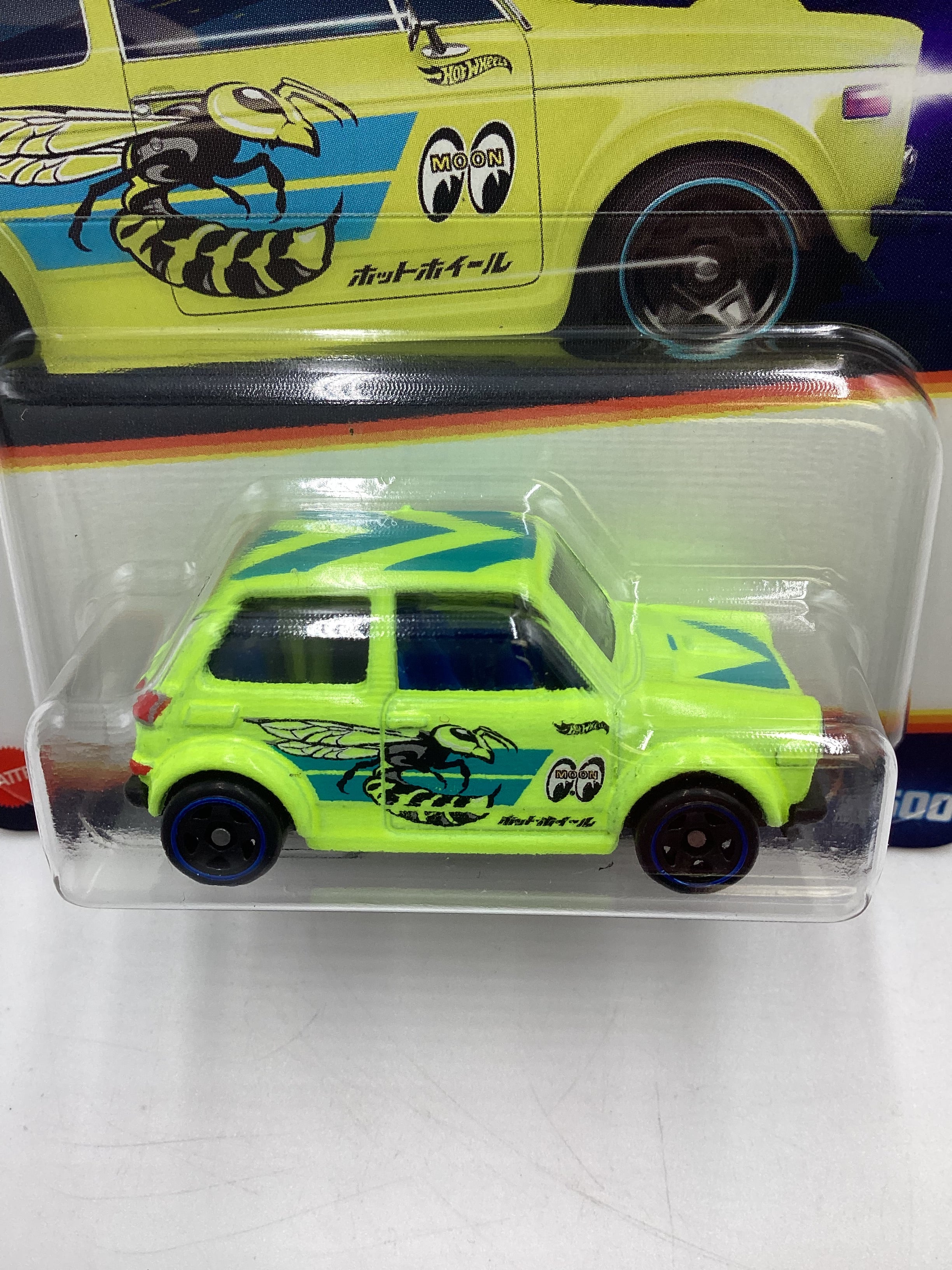 2025 Hot Wheels Neon Speeders #1 Custom 70 Honda N600 Yellow 158E