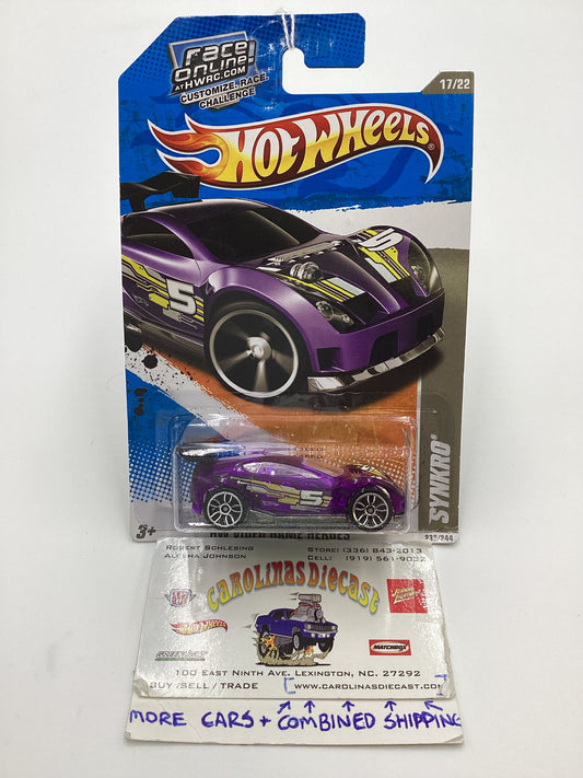 2011 Hot Wheels #239 Synkro Purple 113A