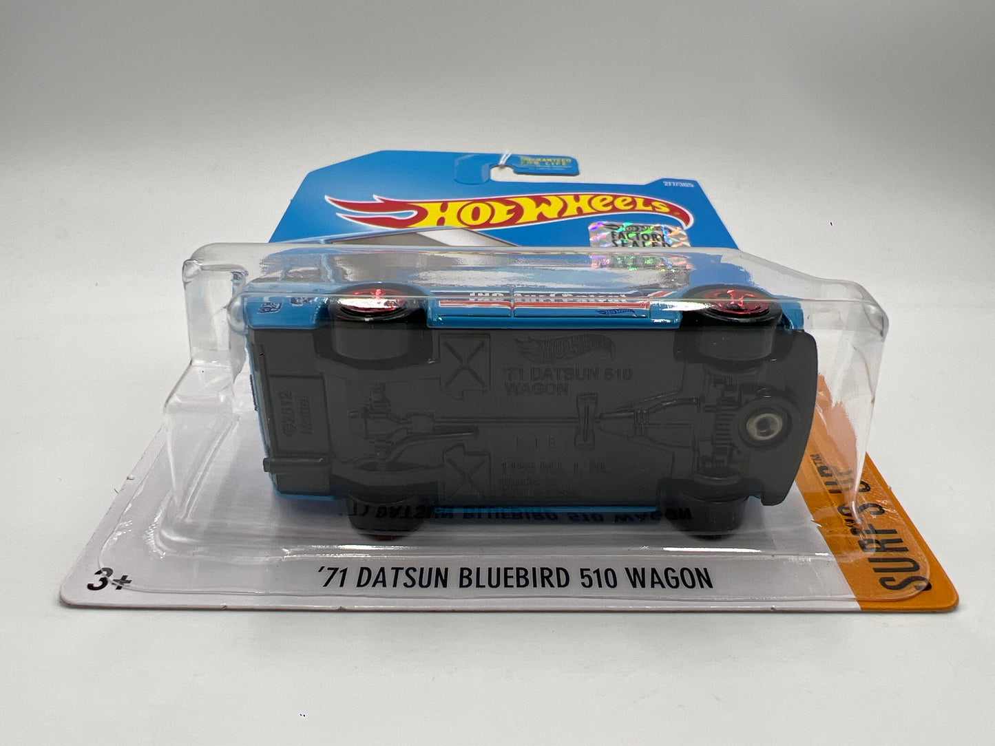 2017 Hot Wheels Factory Sealed Surfs Up #277 71 Datsun Bluebird 510 Wagon Blue (Mesh Grille) SR