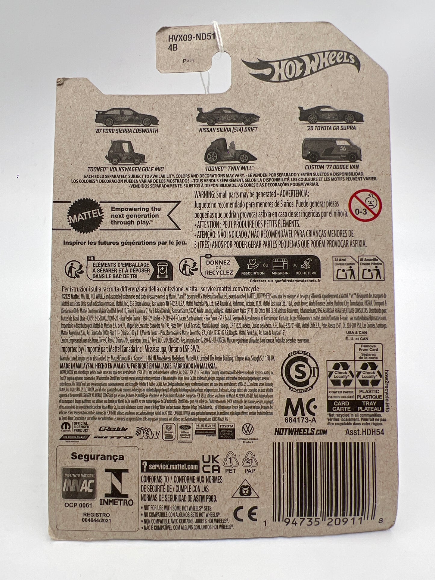 Hot Wheels 56th Anniversary #6 CHASE Custom 77 Dodge Van Gold 161B