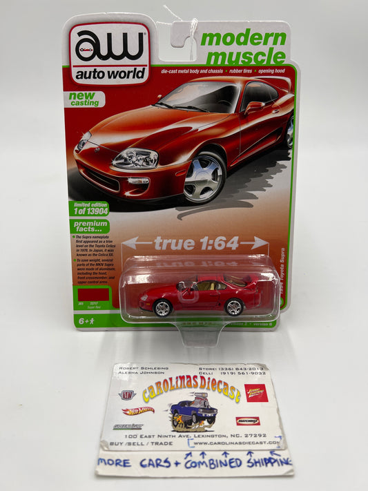 Auto World Modern Muscle Release 3 Version B 1994 Toyota Supra Super Red