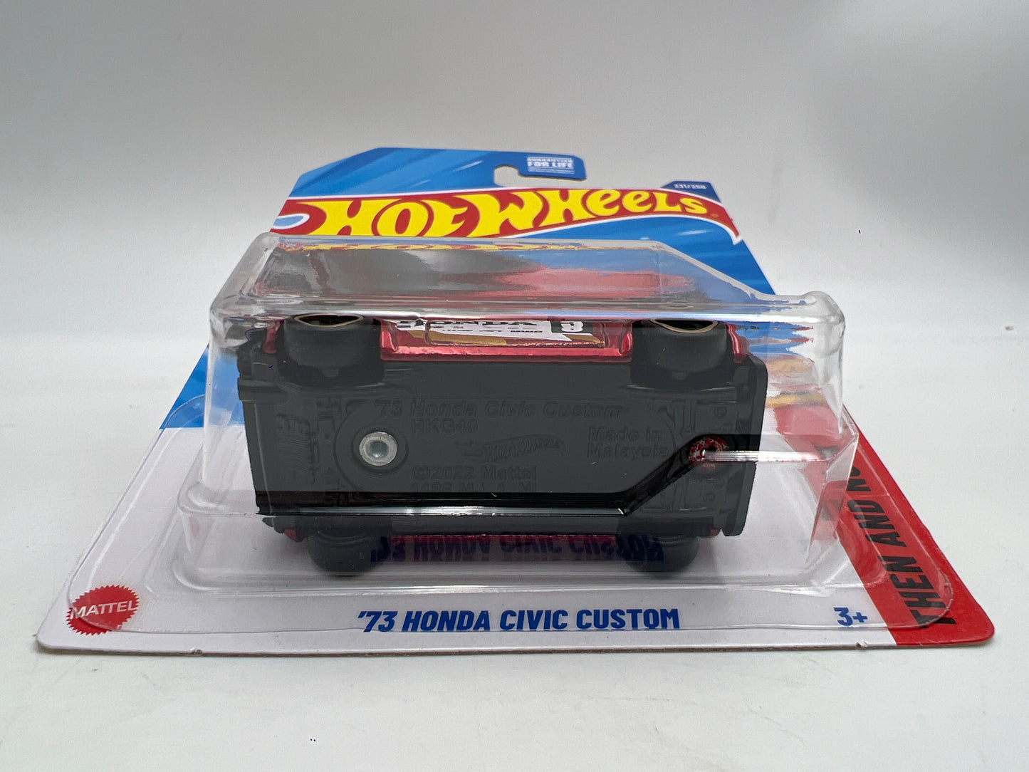 2025 Hot Wheels Super Treasure Hunt #231 73 Honda Civic Custom Red W/Protector