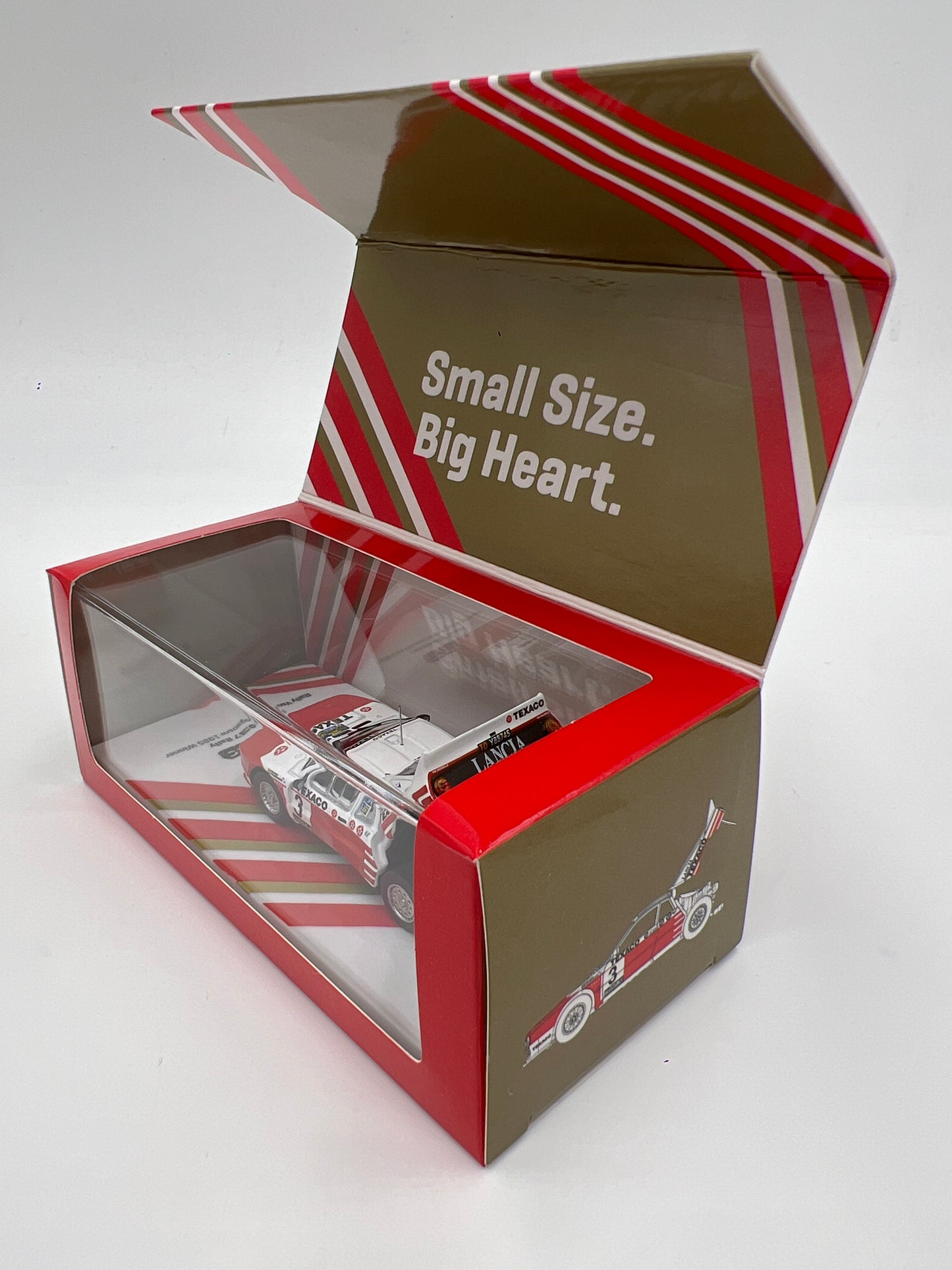 Tarmac Works 1/64 Texaco 1985 #3 Winner Rally Van Haspengouw Lancia 037 Rally