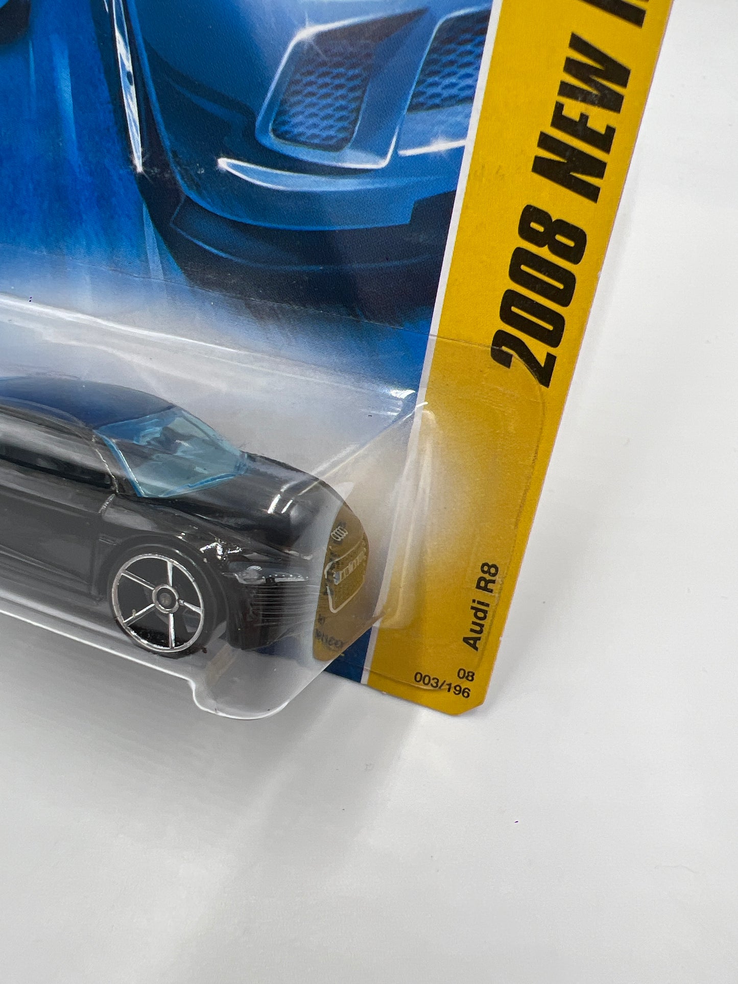 2008 Hot Wheels New Models #3 Audi R8 Black 106C