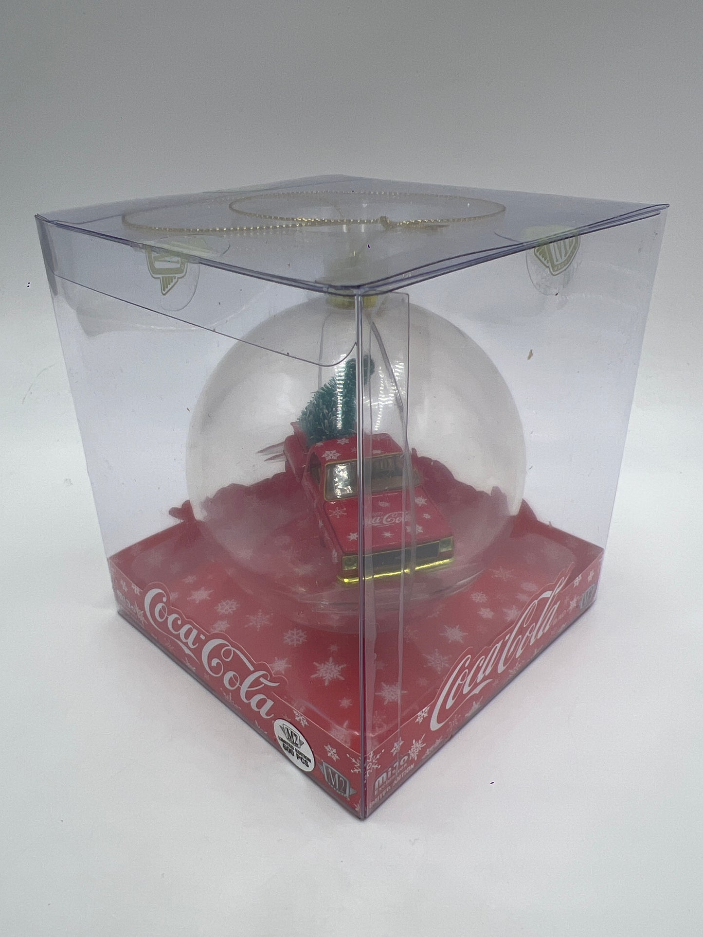 M2 Machines MiJo Exclusives Coca Cola Holiday Christmas Ornaments CHASE 1974 Chevrolet Silverado Stepside Red